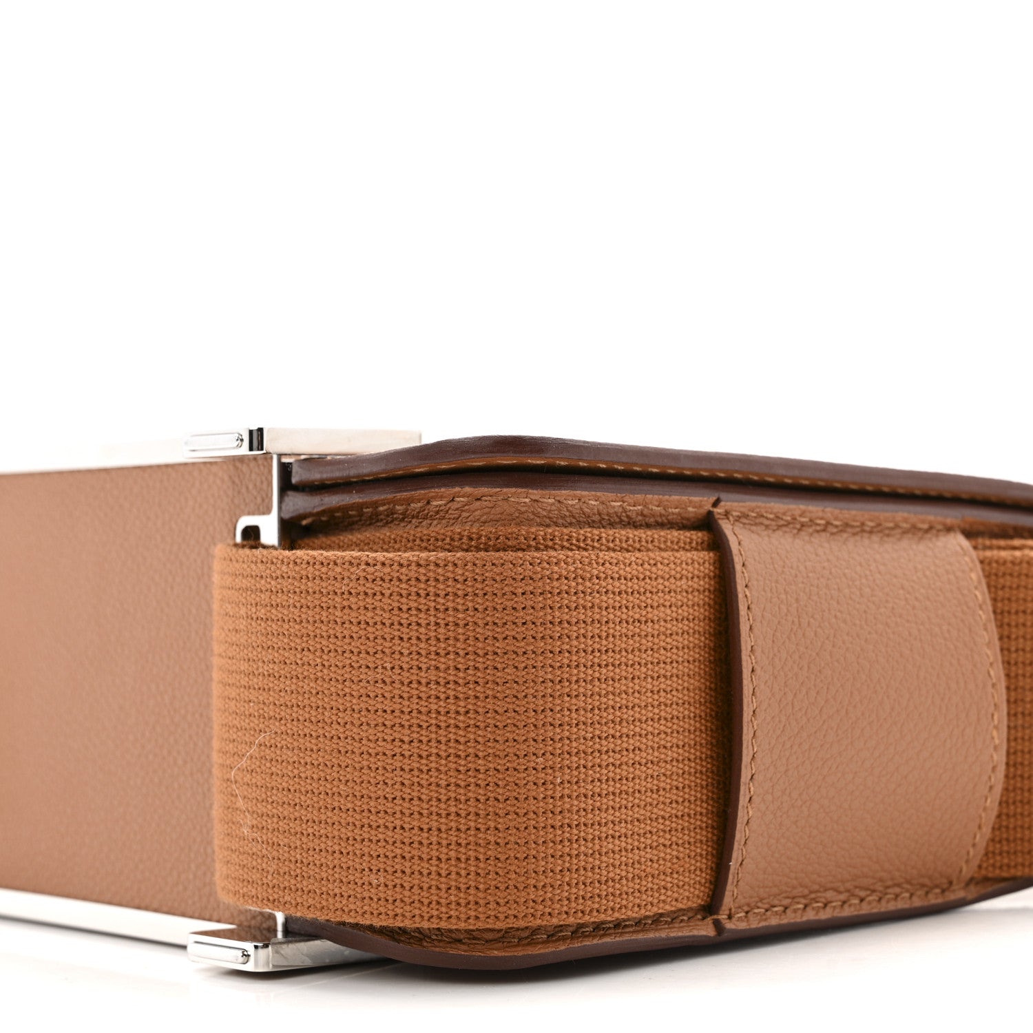 エルメス ゲタ Gold エバーカラー シルバー金具 HERMES GETA GOLD EVERCOLOR SILVER HARDWARE