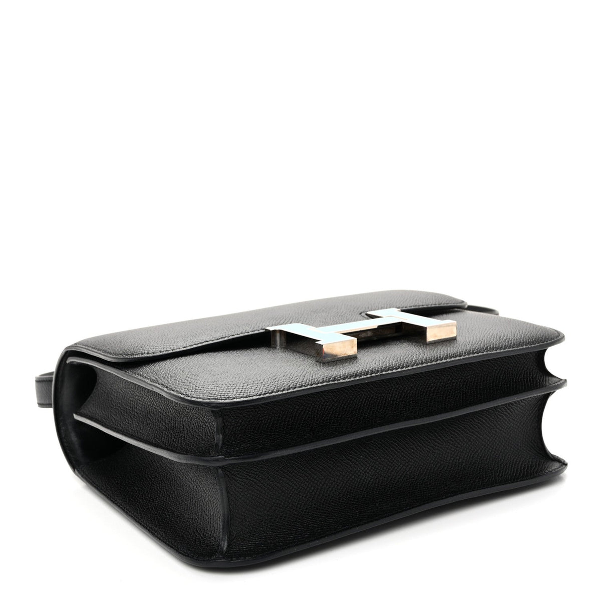 エルメス コンスタンス 24 Black Bleu Saint Cyr エプソン ブルーエナメル金具 HERMES CONSTANCE 24 BLACK BLEU SAINT CYR EPSOM
