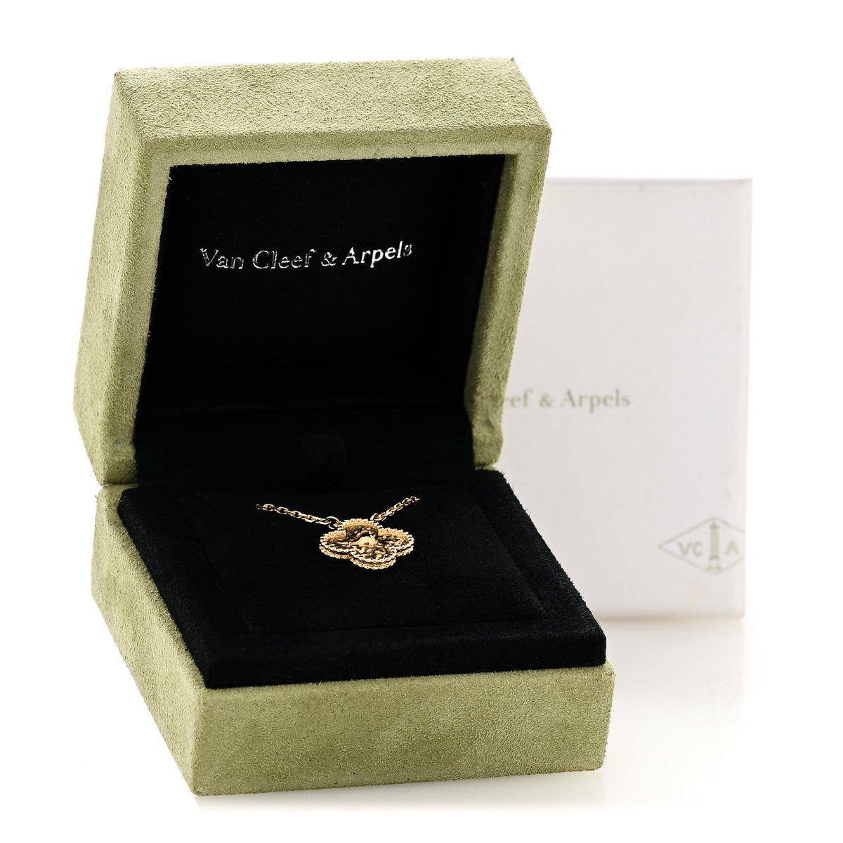 ヴァンクリーフ＆アーペル ヴィンテージアルハンブラ ペンダントネックレス 18K イエローゴールド VAN CLEEF & ARPELS VINTAGE ALHAMBRA PENDANT NECKLACE 18K YELLOW GOLD