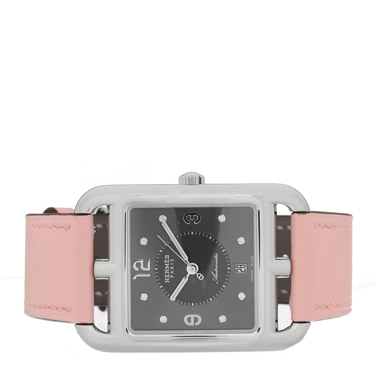 エルメス ケープコッド ウォッチ 29mm ステンレス Rose Sakura スイフト HERMES CAPE COD WATCH 29MM STAINLESS STEEL ROSE SAKURA SWIFT