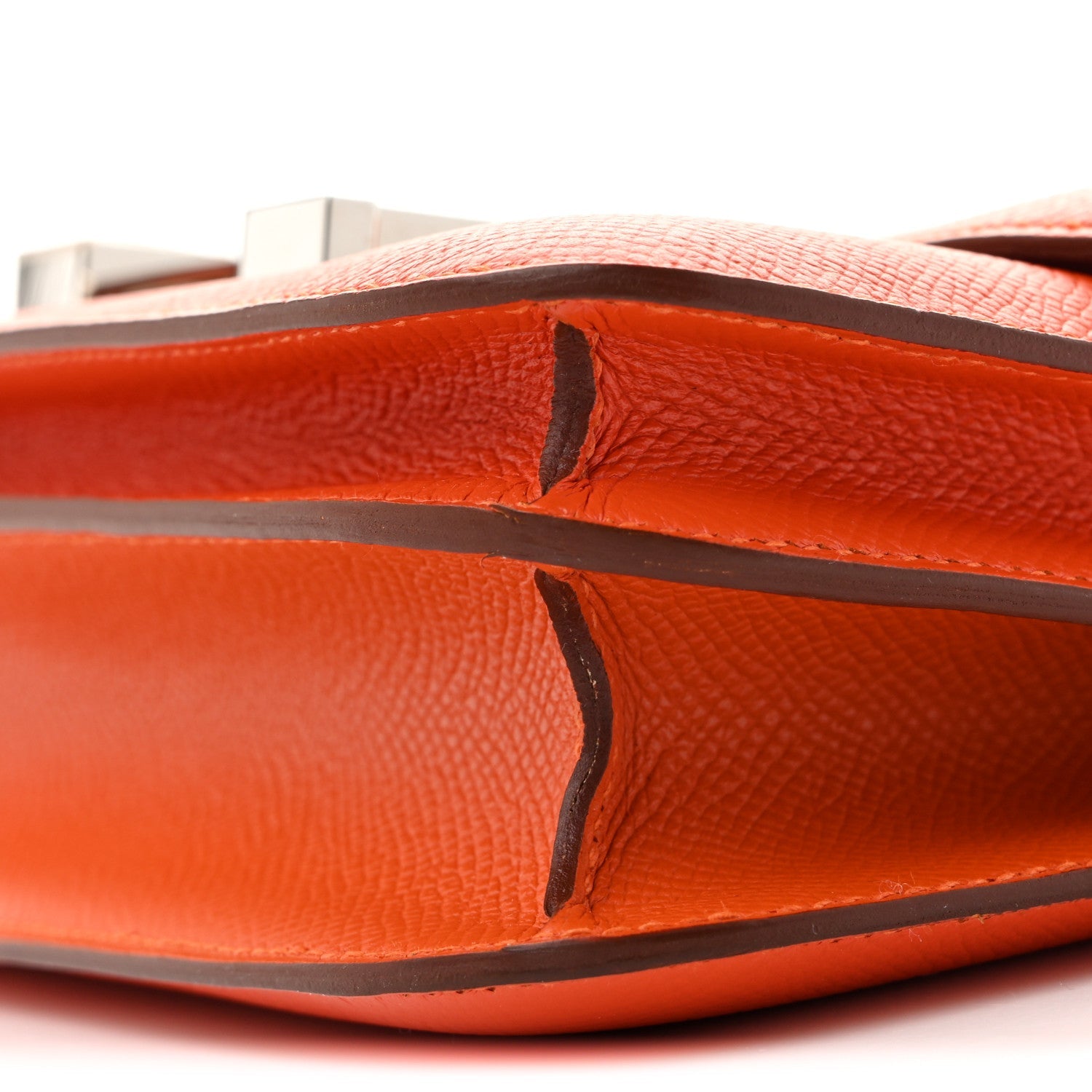 エルメス  ミニコンスタンス 18 Feu エプソン シルバー金具 HERMES MINI CONSTANCE 18 FEU EPSOM SILVER HARDWARE