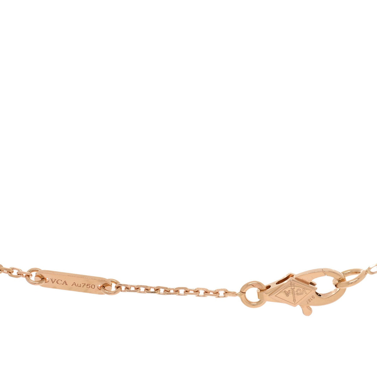 ヴァンクリーフ＆アーペル スウィートアルハンブラ ペンダントネックレス カーネリアン 18K ローズゴールド VAN CLEEF & ARPELS SWEET ALHAMBRA PENDANT NECKLACE CARNELIAN 18K ROSE GOLD