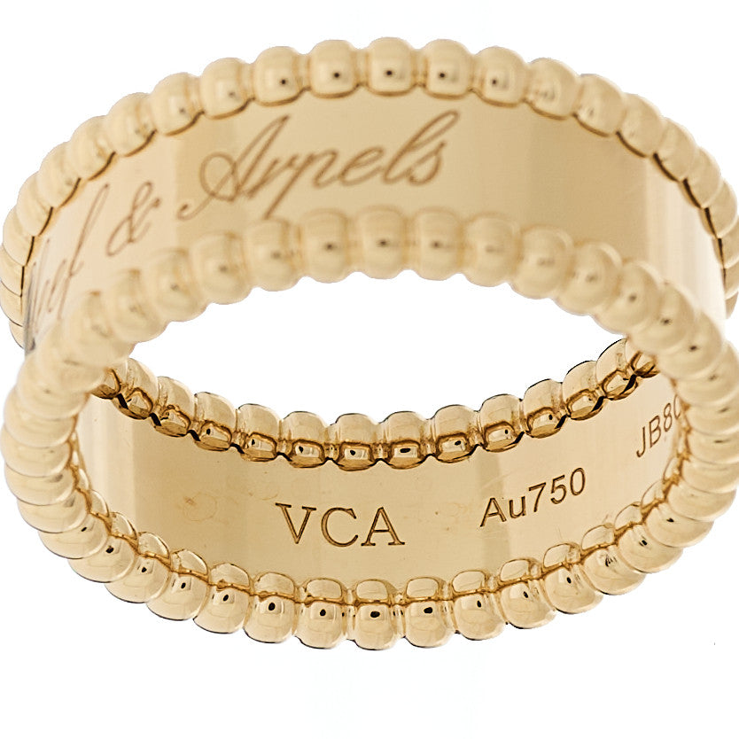 ヴァンクリーフ＆アーペル ペルレ リング 18K イエローゴールド VAN CLEEF & ARPELS PERLÉE RING 18K YELLOW GOLD