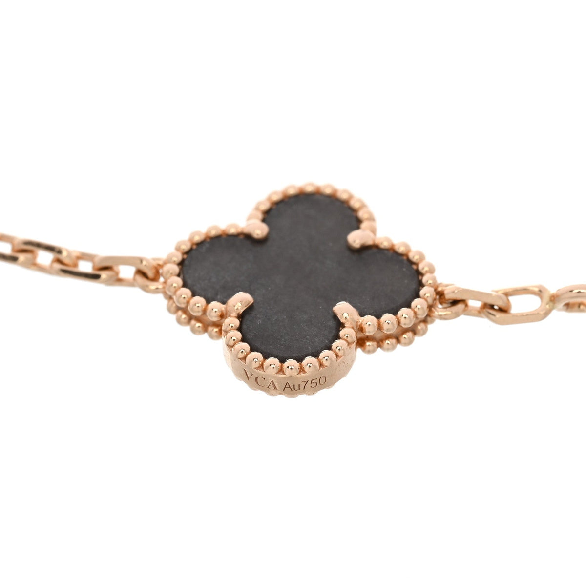 ヴァンクリーフ＆アーペル ヴィンテージアルハンブラ 5モチーフ ブレスレット 18K ローズゴールド VAN CLEEF & ARPELS VINTAGE ALHAMBRA 5 MOTIFS BRACELET 18K ROSE GOLD