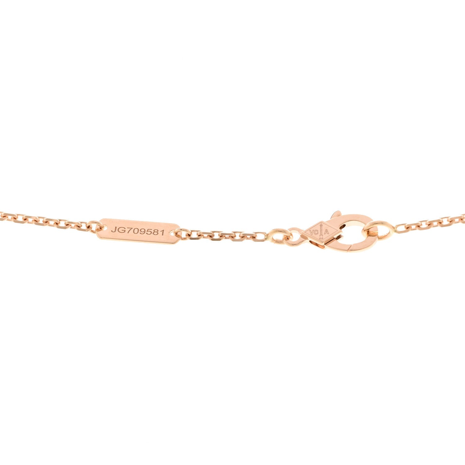 ヴァンクリーフ＆アーペル ヴィンテージアルハンブラ ペンダントネックレス マルチカラー 18K ローズゴールド VAN CLEEF & ARPELS VINTAGE ALHAMBRA PENDANT NECKLACE MULTICOLOR 18K ROSE GOLD