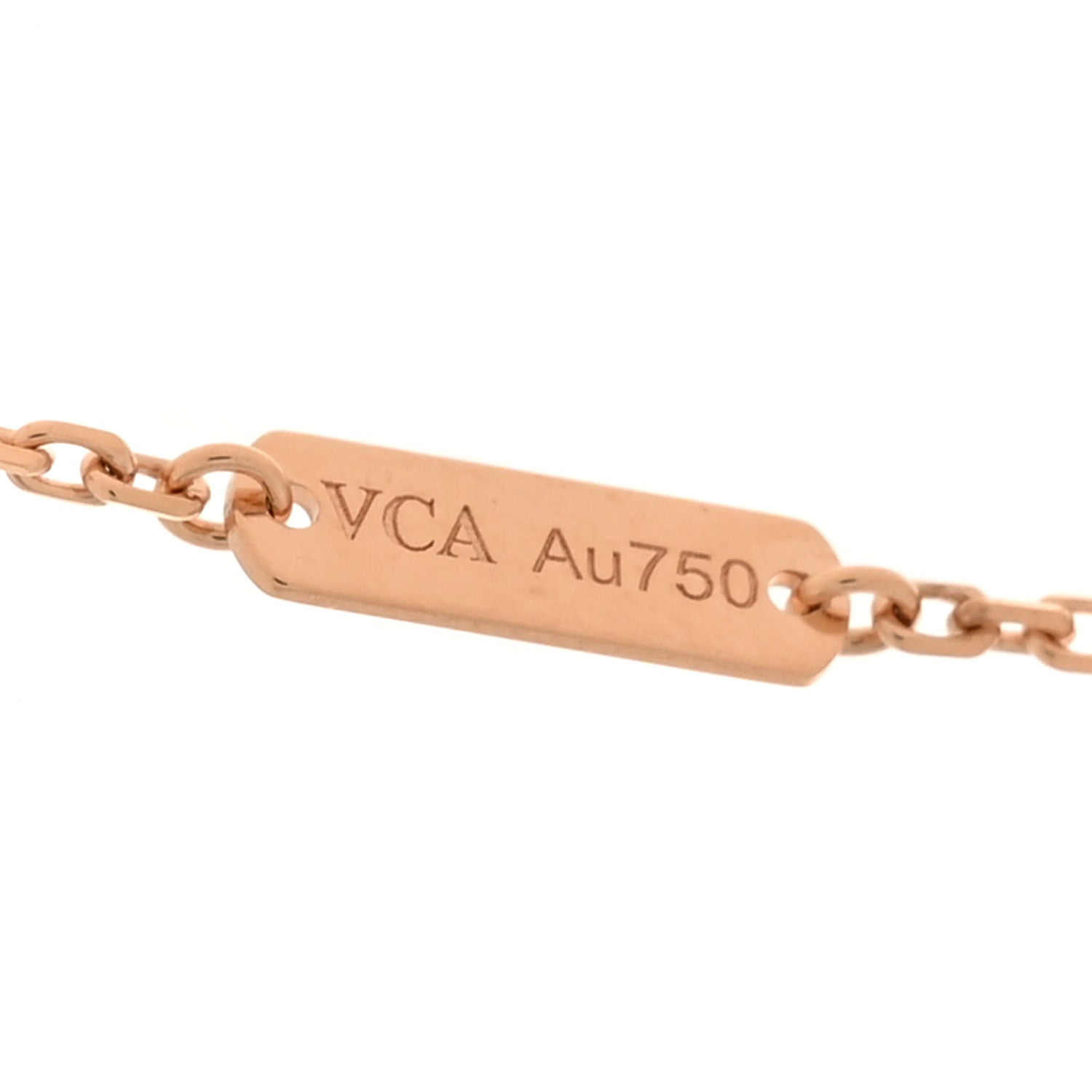 ヴァンクリーフ＆アーペル ヴィンテージアルハンブラ ペンダントネックレス マルチカラー 18K ローズゴールド VAN CLEEF & ARPELS VINTAGE ALHAMBRA PENDANT NECKLACE MULTICOLOR 18K ROSE GOLD
