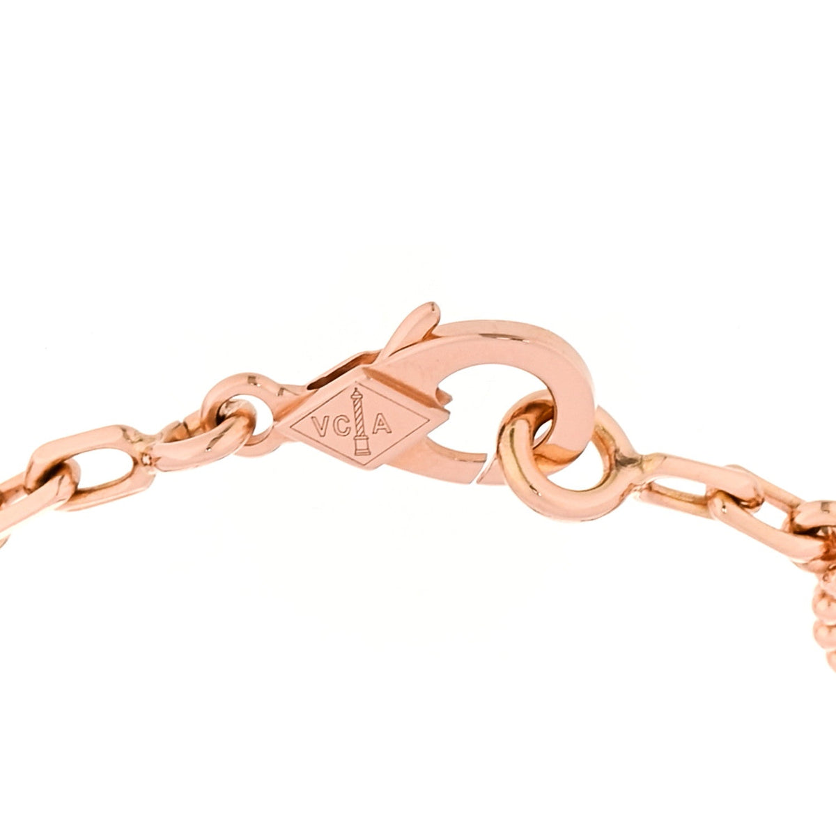 ヴァンクリーフ＆アーペル ヴィンテージアルハンブラ 5モチーフ ブレスレット マルチカラー 18K ローズゴールド VAN CLEEF & ARPELS VINTAGE ALHAMBRA 5 MOTIFS BRACELET MULTICOLOR 18K ROSE GOLD