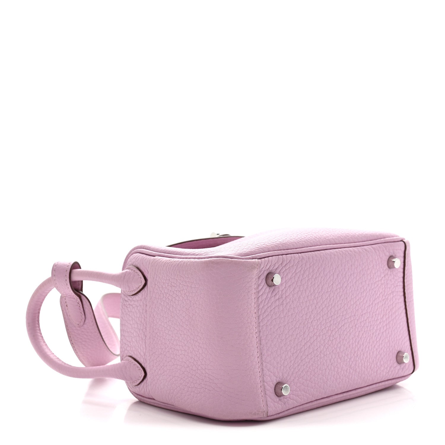 エルメス ミニリンディ 20 Mauve Sylvestre トリヨンクレマンス シルバー金具 HERMES MINI LINDY 20 MAUVE SYLVESTRE TAURILLON CLEMENCE SILVER HARDWARE