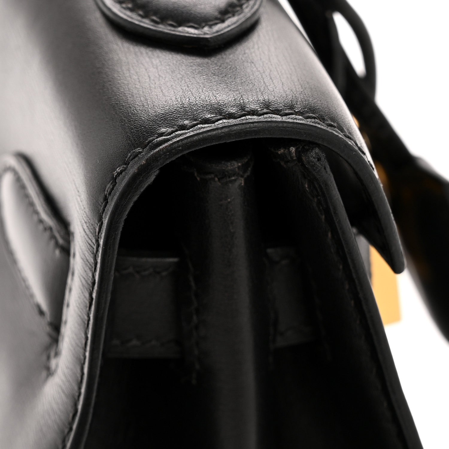 エルメス ケリー 32 外縫い Black ソンブレロ ゴールド金具 HERMES KELLY 32 SELLIER BLACK SOMBRERO GOLD HARDWARE
