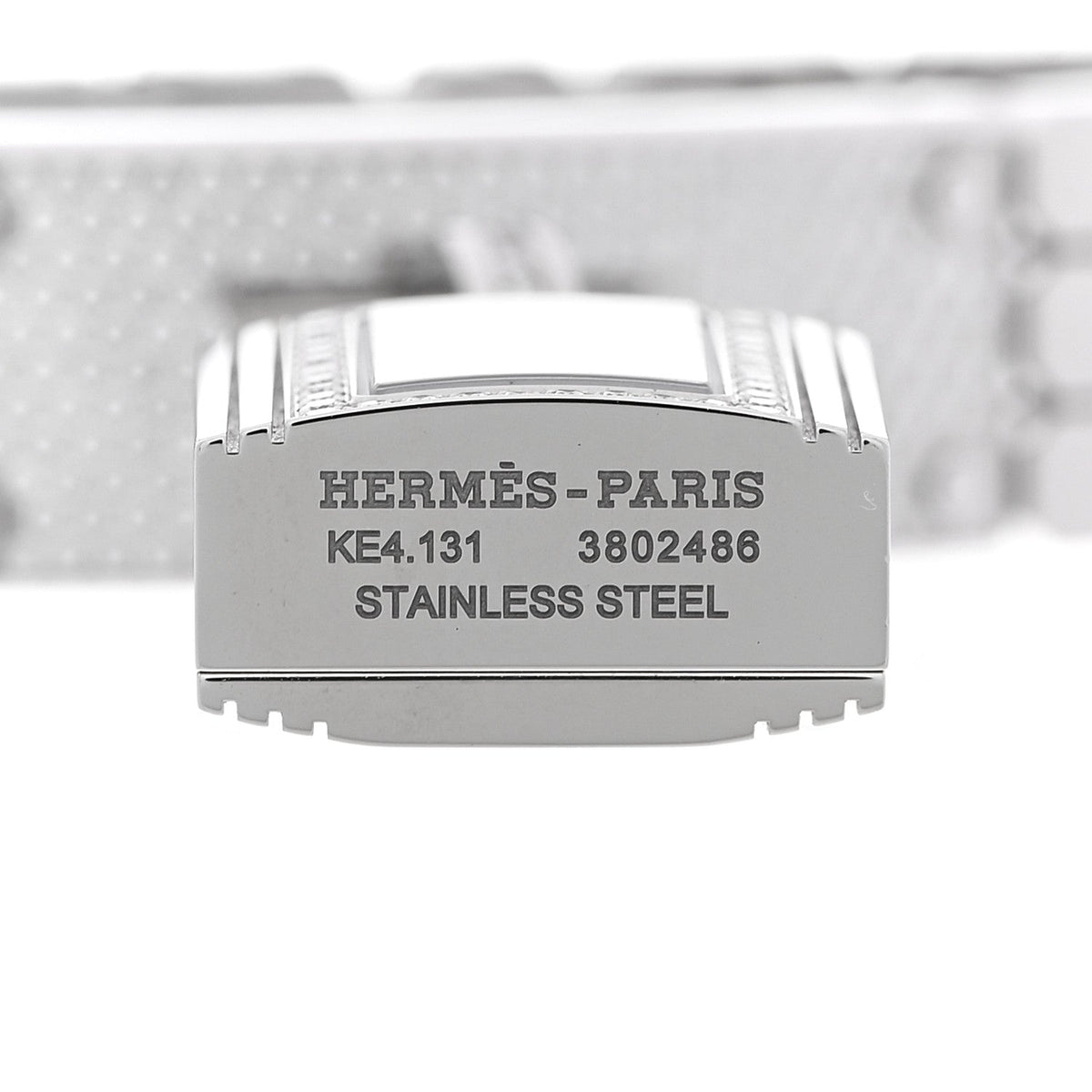 Hermes Kelly 16MM Quartz Watch Stainless Steel with Diamonds