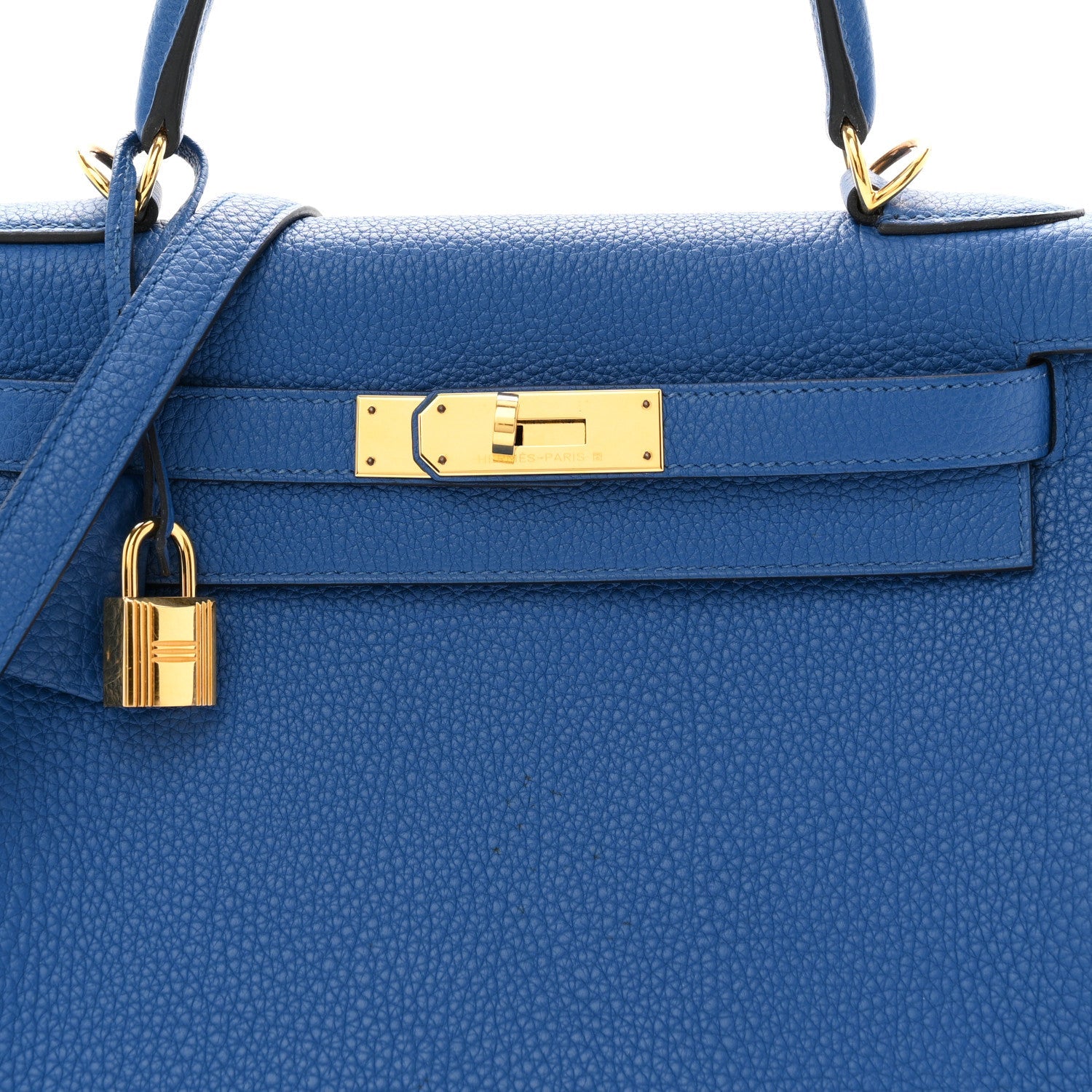 エルメス ケリー 28 内縫い Bleu France トゴ ゴールド金具 HERMES KELLY 28 RETOURNE BLEU FRANCE TOGO GOLD HARDWARE