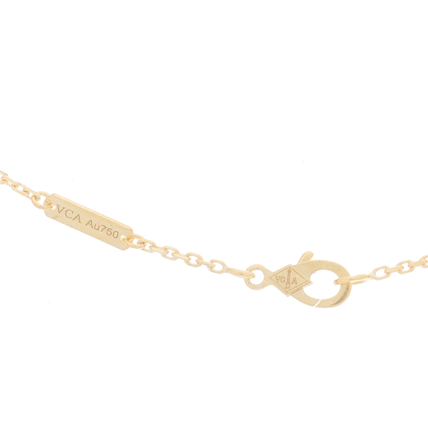 ヴァンクリーフ＆アーペル ヴィンテージアルハンブラ ペンダントネックレス ブラックオニキス 18K イエローゴールド VAN CLEEF & ARPELS VINTAGE ALHAMBRA PENDANT NECKLACE BLACK ONYX 18K YELLOW GOLD