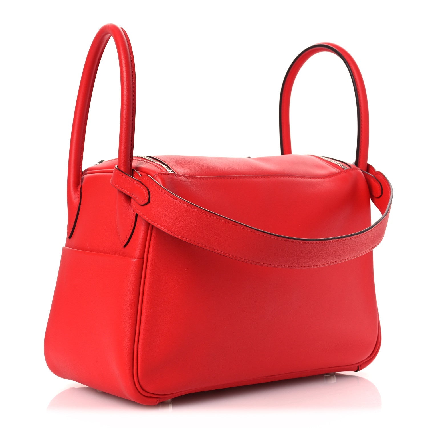 エルメス リンディ 26 Rouge De Coeur スイフト シルバー金具 HERMES