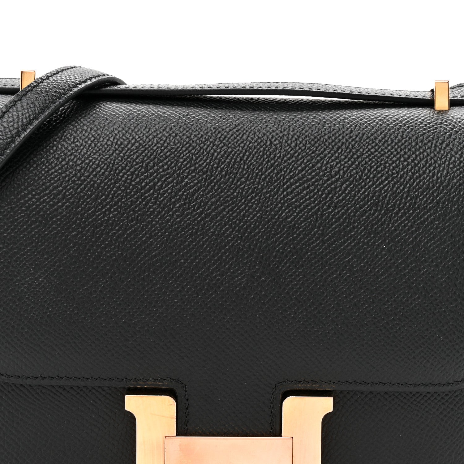 エルメス  ミニコンスタンス 18 Black エプソン ローズゴールド金具 HERMES MINI CONSTANCE 18 BLACK EPSOM ROSE GOLD HARDWARE
