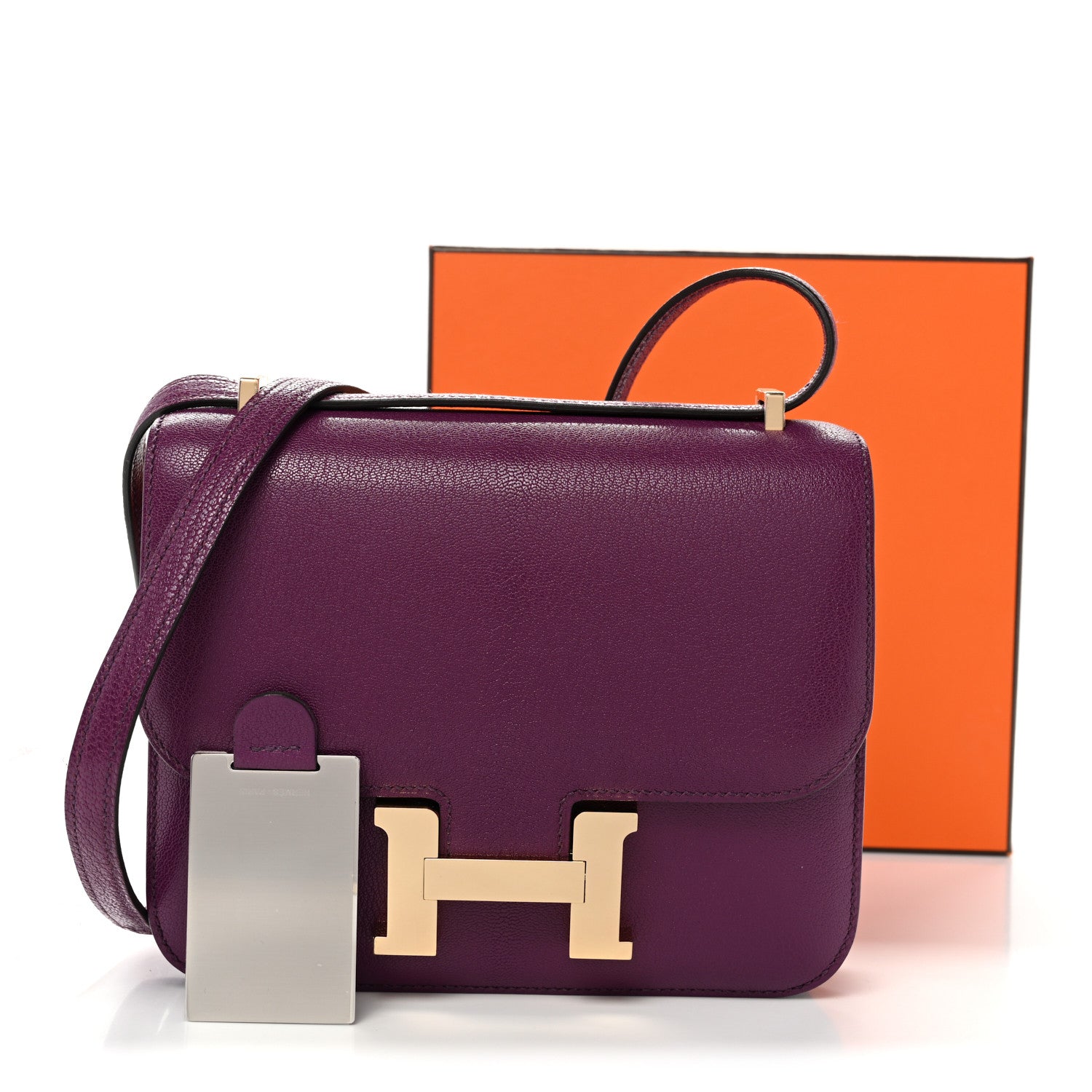 エルメス  ミニコンスタンス 18 Anemone シェーブル シャムキラ ゴールド金具 HERMES MINI CONSTANCE 18 ANEMONE CHEVRE CHAMKILA GOLD HARDWARE