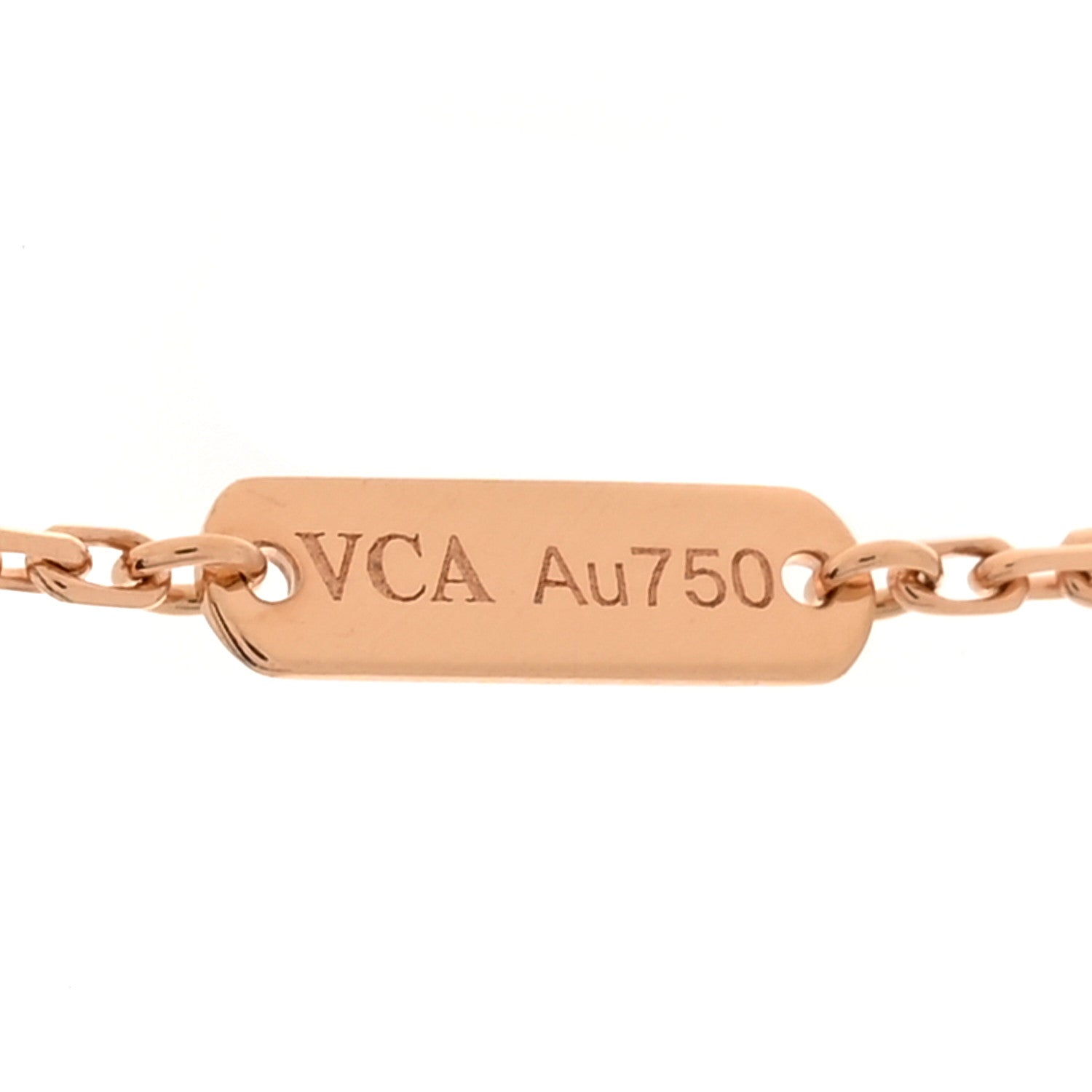 ヴァンクリーフ＆アーペル ヴィンテージアルハンブラ ペンダントネックレス ダイヤモンド 18K ローズゴールド VAN CLEEF & ARPELS VINTAGE ALHAMBRA PENDANT NECKLACE DIAMOND 18K ROSE GOLD