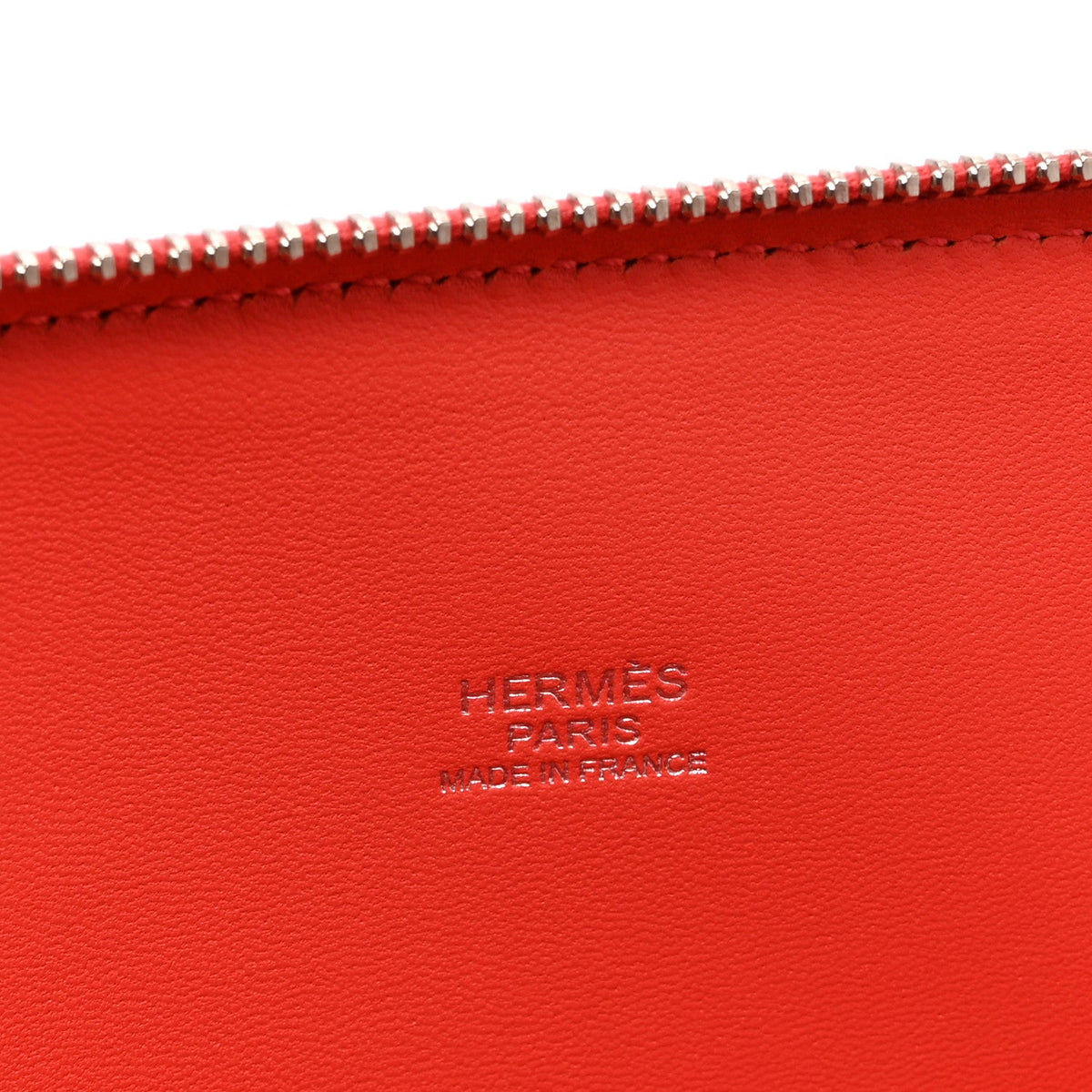 Hermès Bolide 35 Rouge Pivoine Taurillon Clemence Silver Hardware