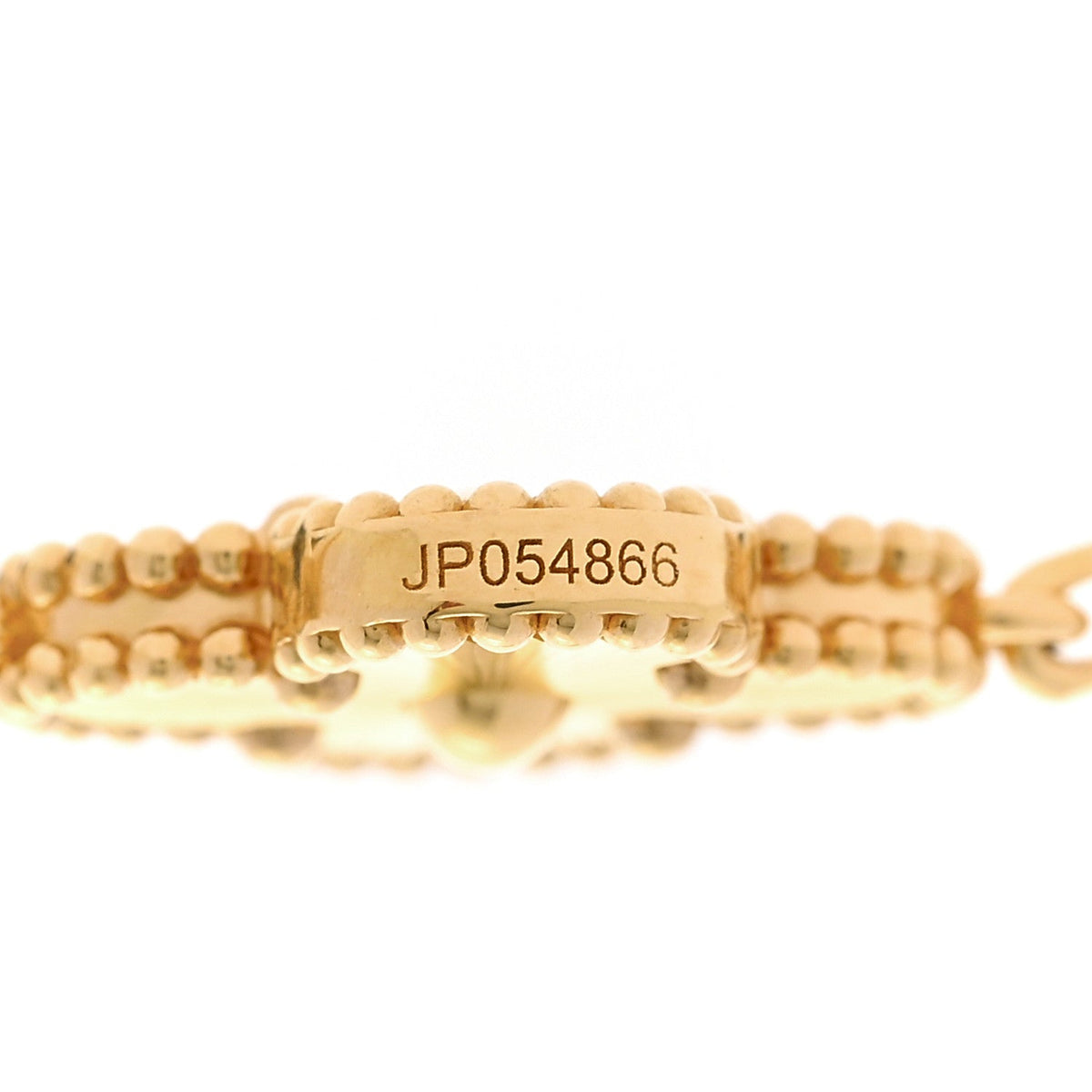 ヴァンクリーフ＆アーペル ヴィンテージアルハンブラ 10モチーフ ネックレス ギョーシェ 18K イエローゴールド VAN CLEEF & ARPELS VINTAGE ALHAMBRA 10 MOTIFS NECKLACE GUILLOCHÉ 18K YELLOW GOLD