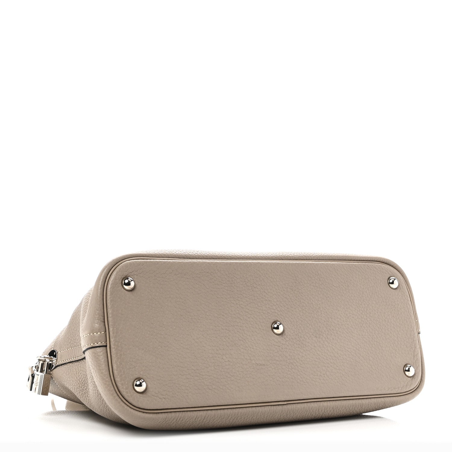HERMES BOLIDE 35 GRIS TOURTERELLE TAURILLON CLEMENCE SILVER HARDWARE