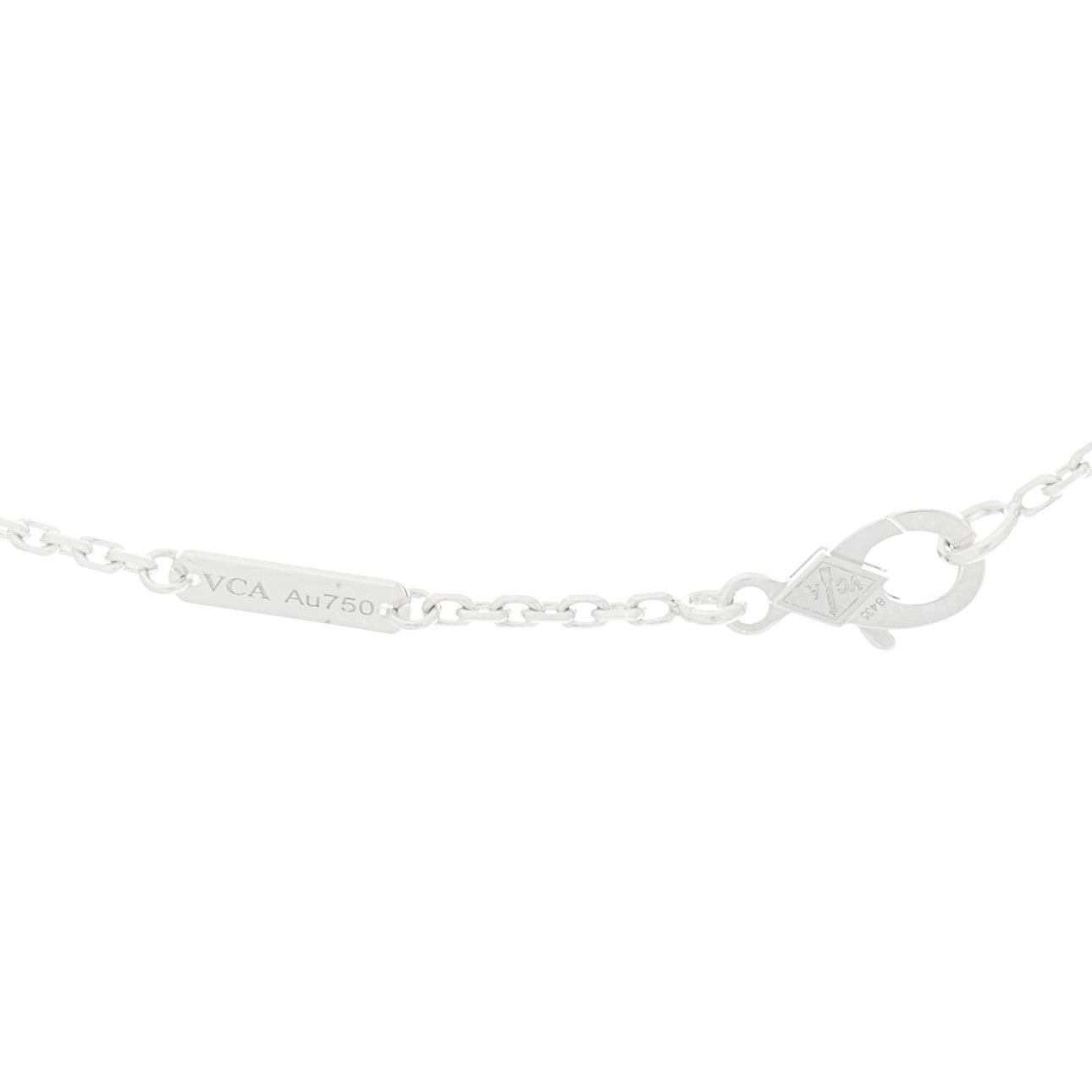 ヴァンクリーフ＆アーペル ツーバタフライ ペンダントネックレス ダイヤモンド 18K ホワイトゴールド VAN CLEEF & ARPELS TWO BUTTERFLY PENDANT NECKLACE DIAMOND 18K WHITE GOLD