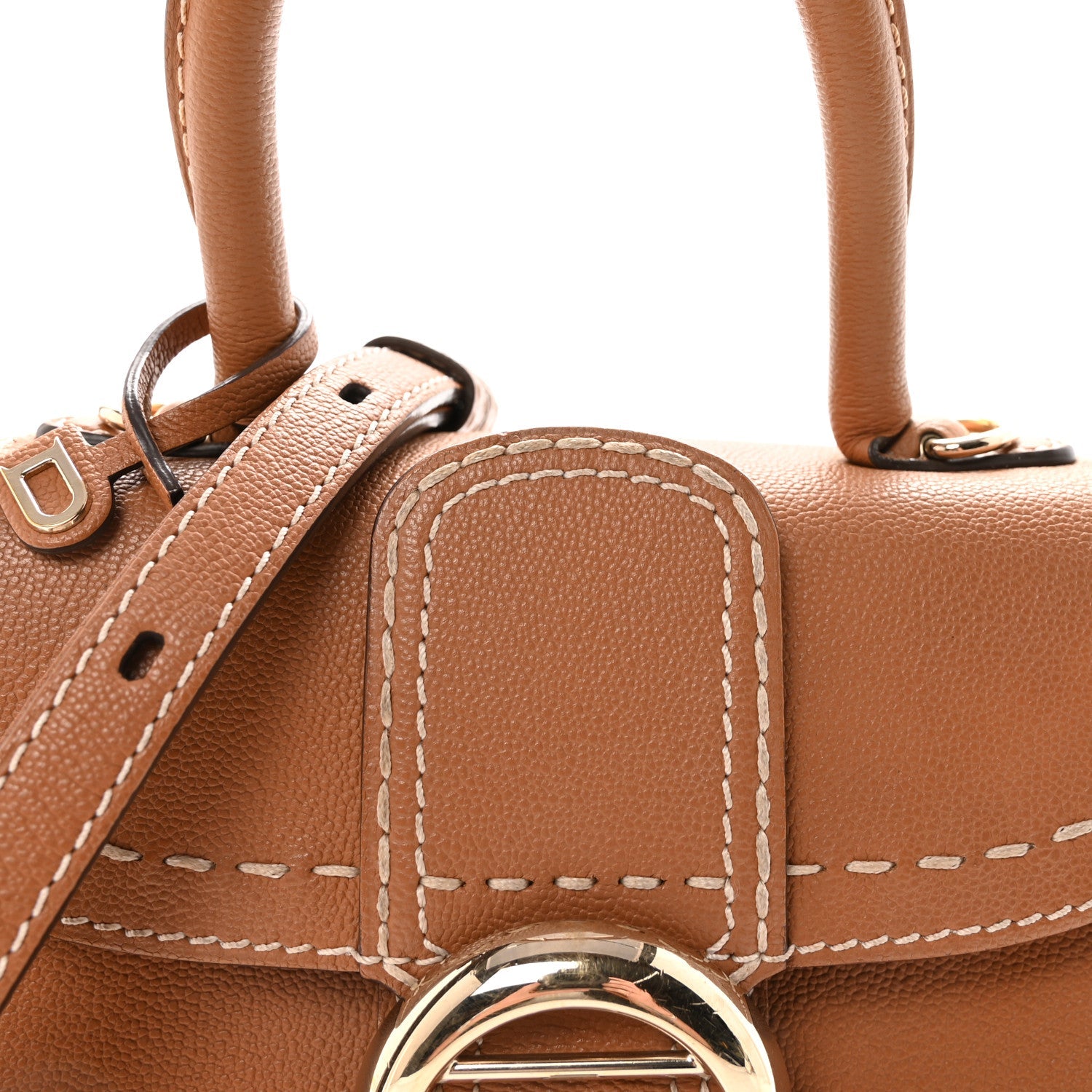 デルヴォー ブリヨン ミニ サーピケ ショルダーバッグ Vegetal Ivory グレインドロデオカーフスキン ゴールド金具 DELVAUX BRILLANT MINI SURPIQUE SHOULDER BAG VEGETAL IVORY GRAINED RODEO CALFSKIN GOLD HARDWARE