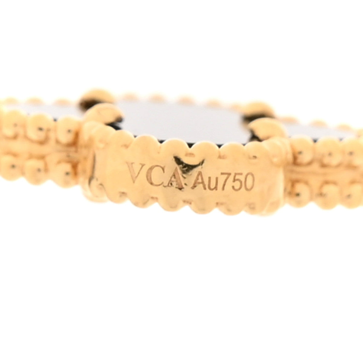 ヴァンクリーフ＆アーペル ヴィンテージアルハンブラ 10モチーフ ネックレス ブラックオニキス 18K イエローゴールド VAN CLEEF & ARPELS VINTAGE ALHAMBRA 10 MOTIFS NECKLACE BLACK ONYX 18K YELLOW GOLD