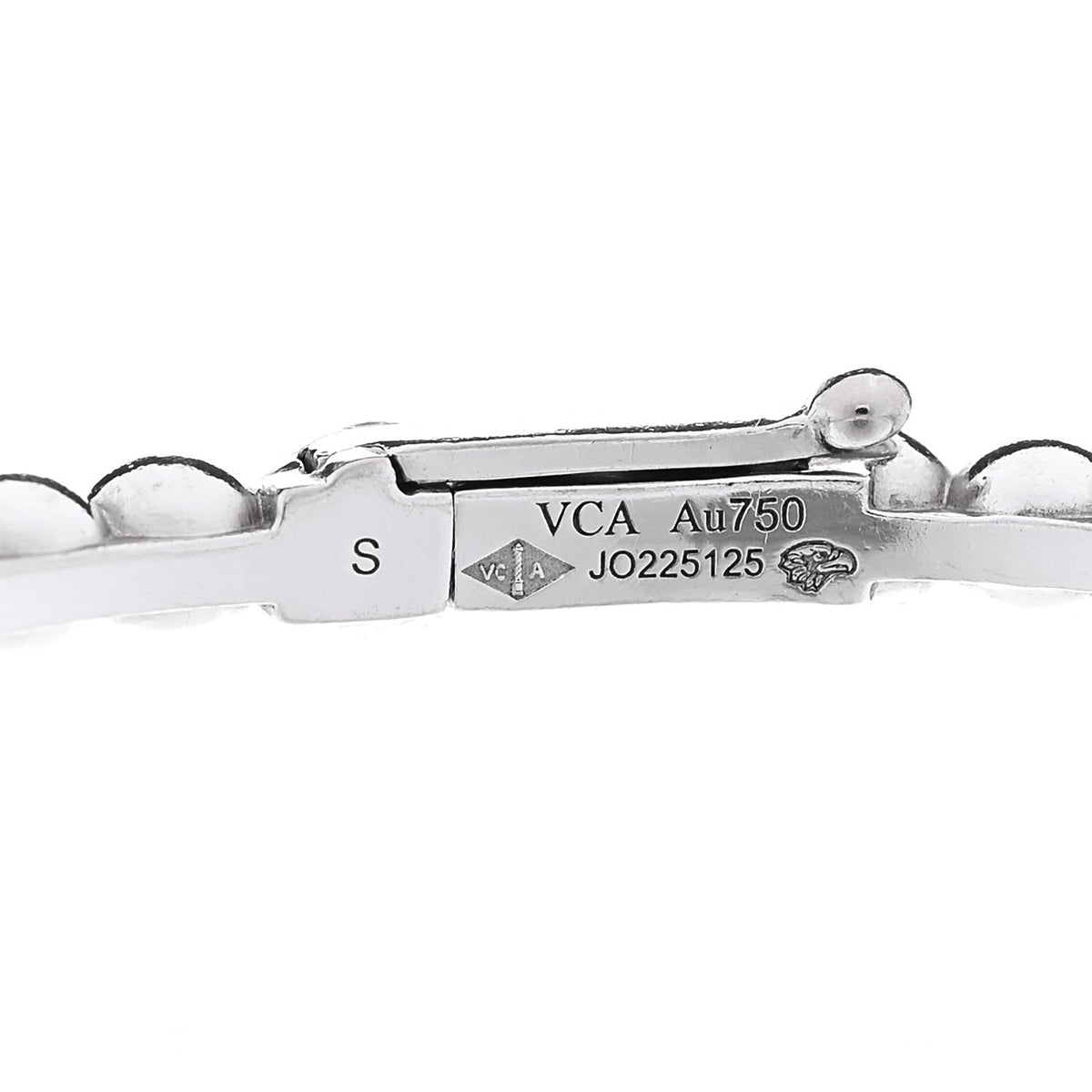 ヴァンクリーフ＆アーペル ペルレ ブレスレット 18K ホワイトゴールド VAN CLEEF & ARPELS PERLÉE BRACELET 18K WHITE GOLD