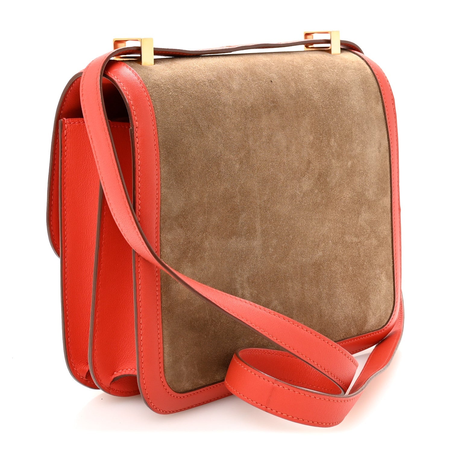 エルメス コンスタンス 24 Chamois Capucine ドブリス / スイフト ゴールド金具 HERMES CONSTANCE 24 CHAMOIS CAPUCINE DOBLIS / SWIFT GOLD HARDWARE