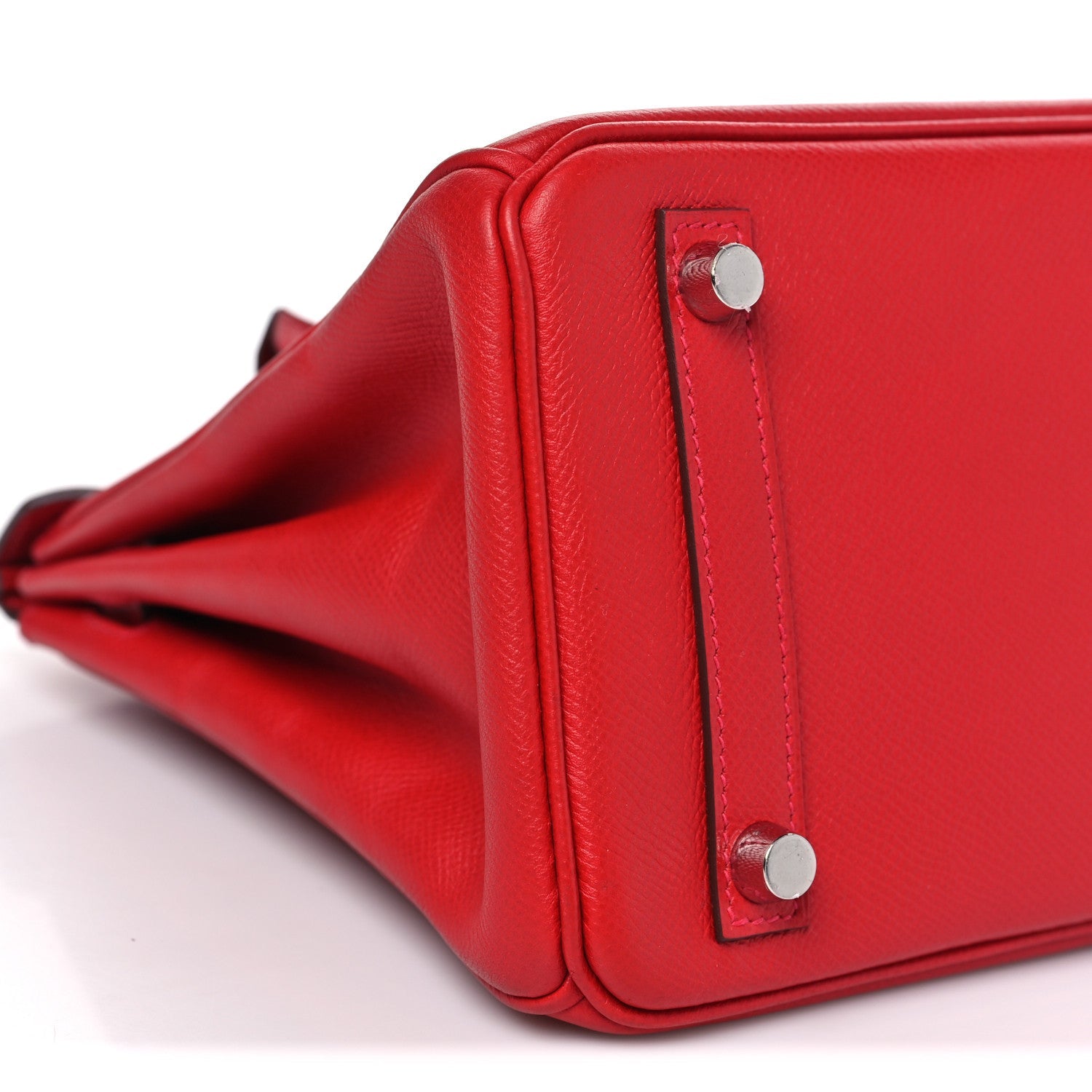 エルメス バーキン 25 Rouge Casaque エプソン シルバー金具 HERMES BIRKIN 25 ROUGE CASAQUE EPSOM SILVER HARDWARE