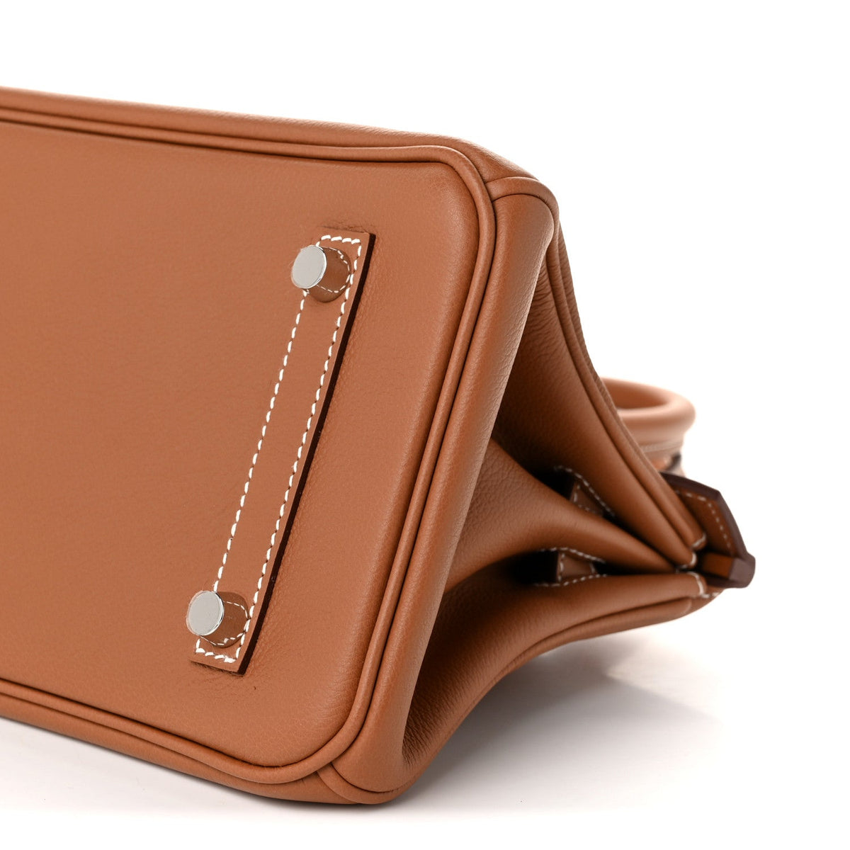 Hermes Shoulder Birkin 29 Gold Evercolor Silver Hardware