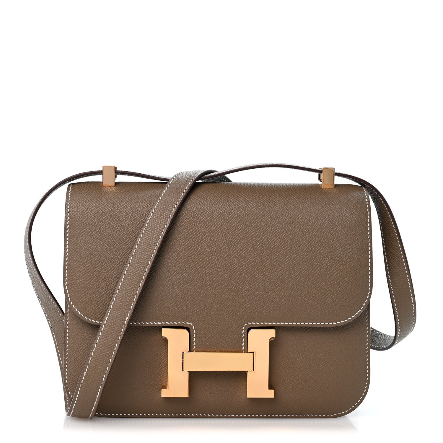 エルメス コンスタンス 24 Etoupe エプソン ローズゴールド金具 HERMES CONSTANCE 24 ETOUPE EPSOM ROSE GOLD HARDWARE