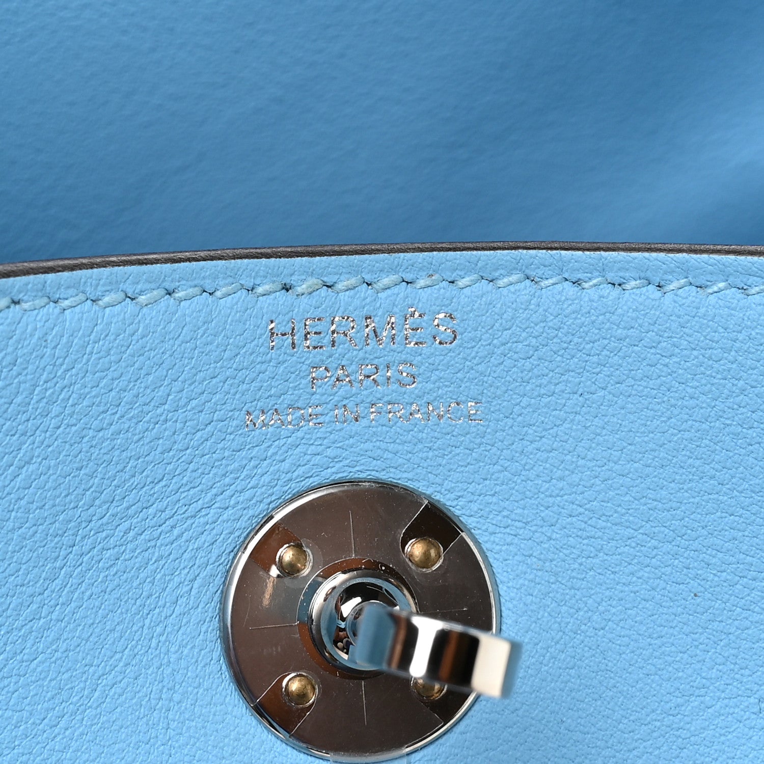 エルメス ミニリンディ 20 Celeste スイフト シルバー金具 HERMES MINI LINDY 20 CELESTE SWIFT SILVER HARDWARE