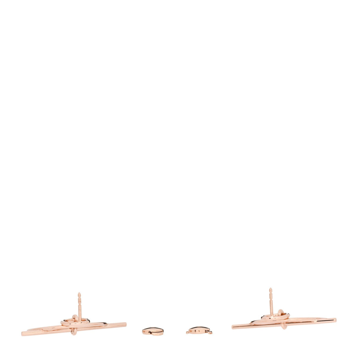 エルメス ループ ピアス 18K ローズゴールド HERMES LOOP EARRINGS 18K ROSE GOLD