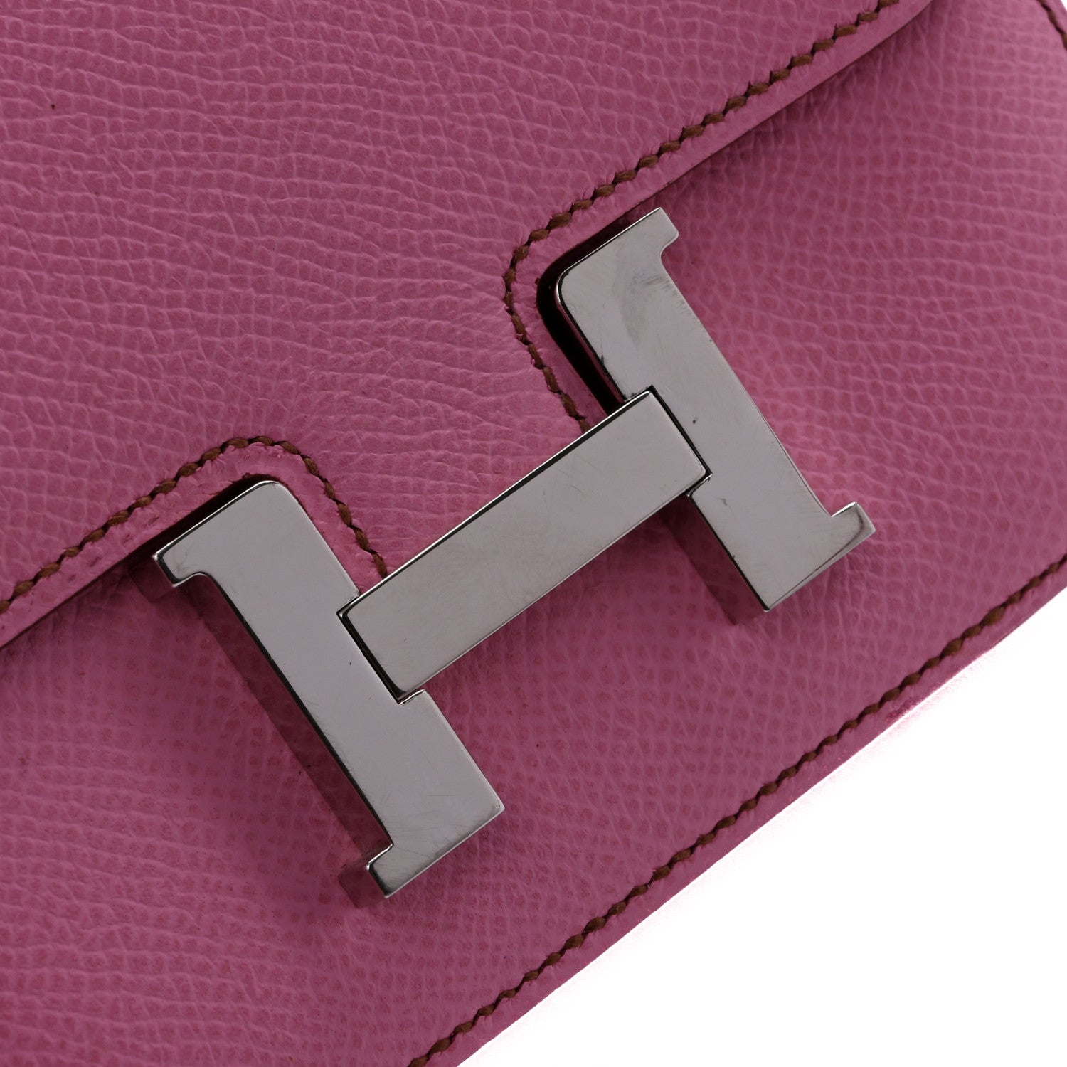 エルメス コンスタンス 14 5P Pink エプソン シルバー金具 HERMES CONSTANCE 14 5P PINK EPSOM SILVER HARDWARE