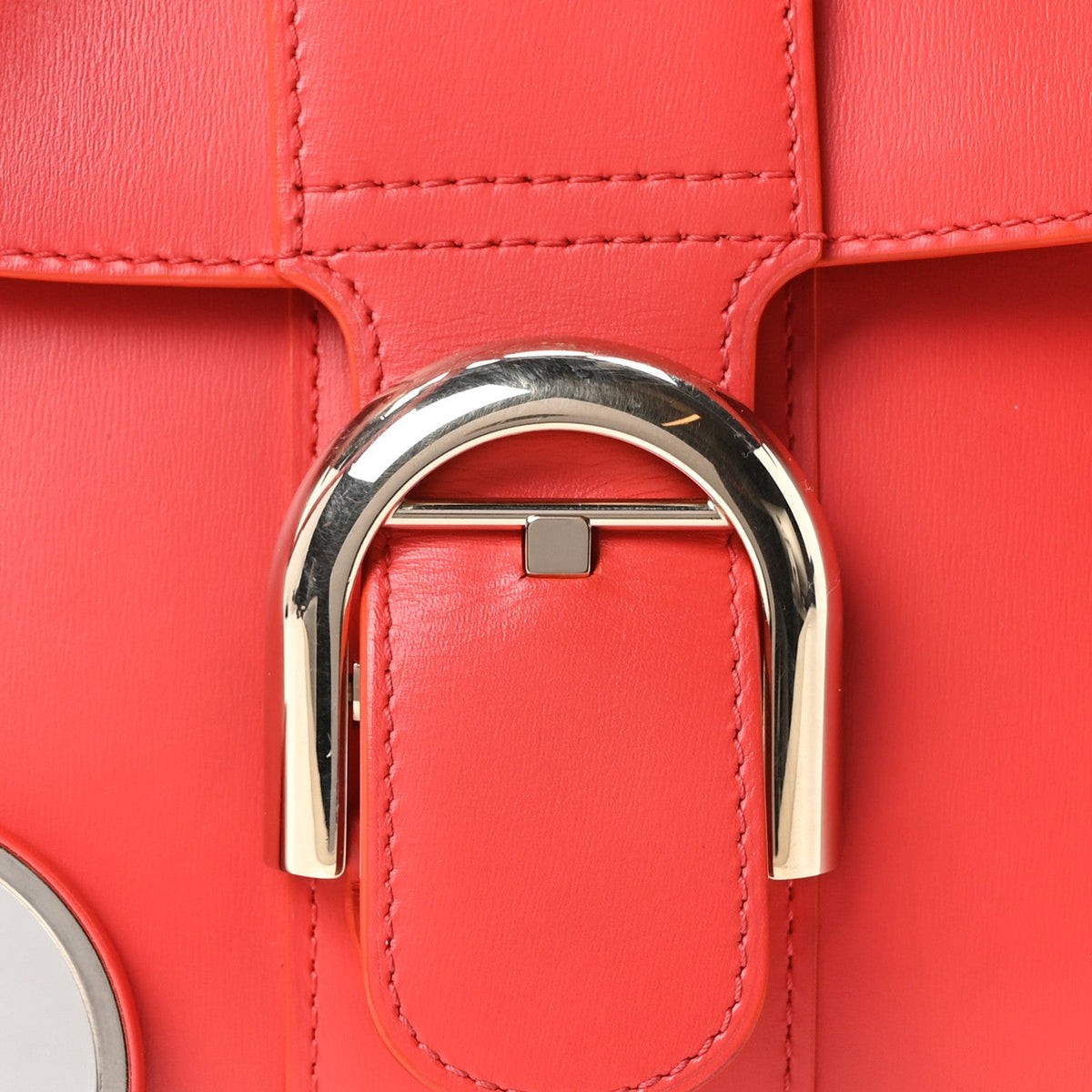 デルヴォー ブリヨン ミニ ショルダーバッグ Red ボックスカーフスキン ゴールド金具 DELVAUX BRILLANT MINI SHOULDER BAG RED BOX CALFSKIN GOLD HARDWAREソフトパン