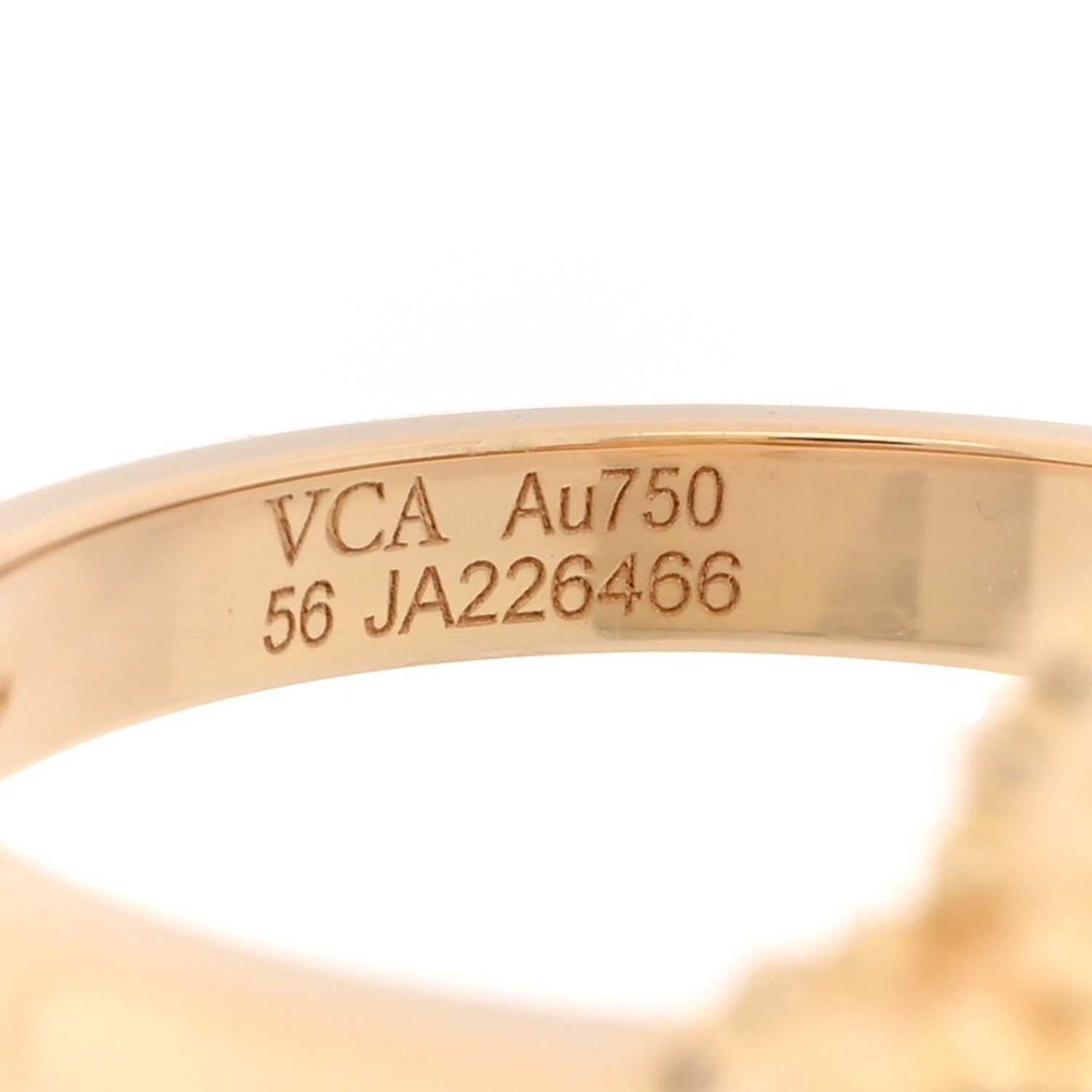 ヴァンクリーフ＆アーペル ヴィンテージアルハンブラ リング マルチカラー 18K イエローゴールド VAN CLEEF & ARPELS VINTAGE ALHAMBRA RING MULTICOLOR 18K YELLOW GOLD
