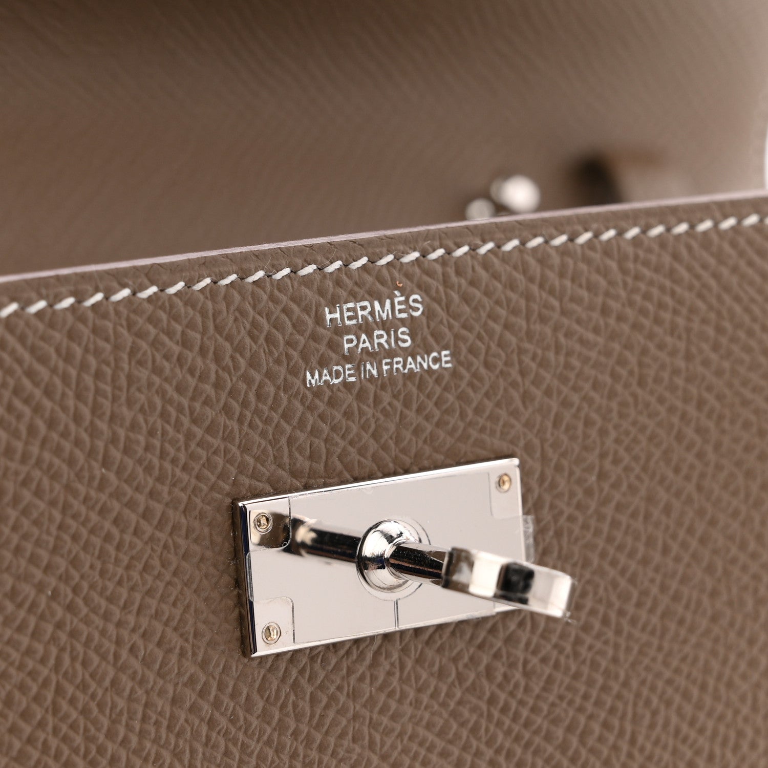 エルメス ケリートゥーゴー 長財布 Etoupe エプソン シルバー金具 HERMES KELLY TO GO WALLET ETOUPE EPSOM SILVER HARDWARE