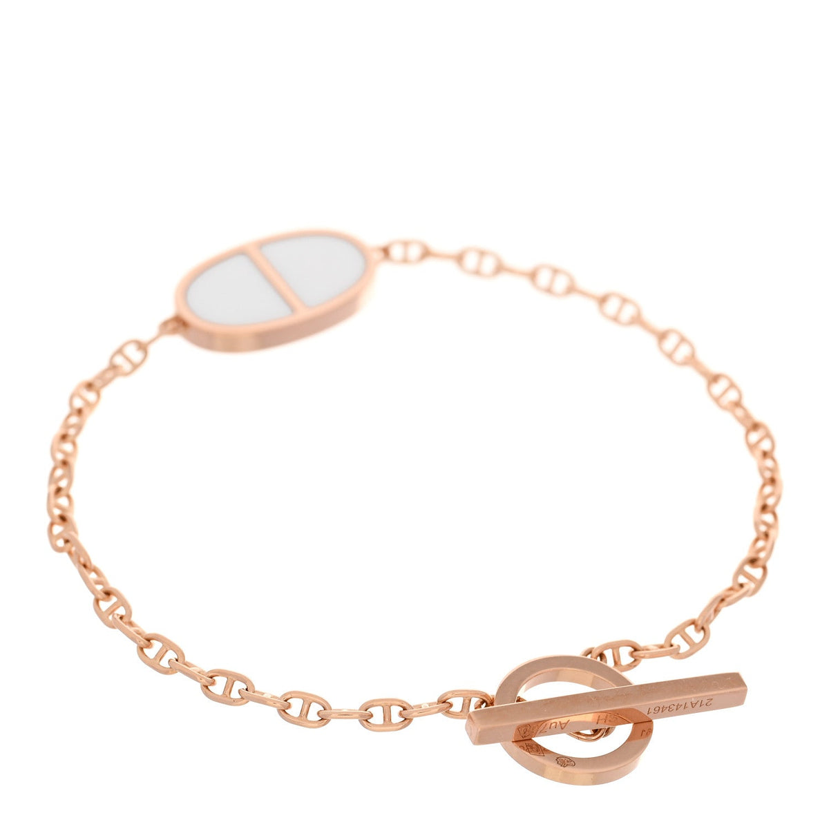 エルメス シェーヌダンクル ブレスレット 18K ローズゴールド HERMES CHAINE D'ANCRE BRACELET 18K ROSE GOLD