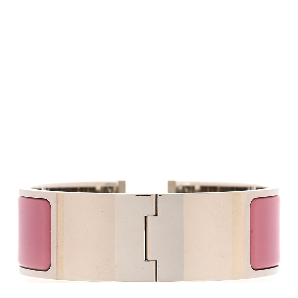 エルメス クリッククラック H ブレスレット エナメル ワイド PM Rose Delirium HERMES CLIC CLAC H BRACELET ENAMEL WIDE PM ROSE DELIRIUM