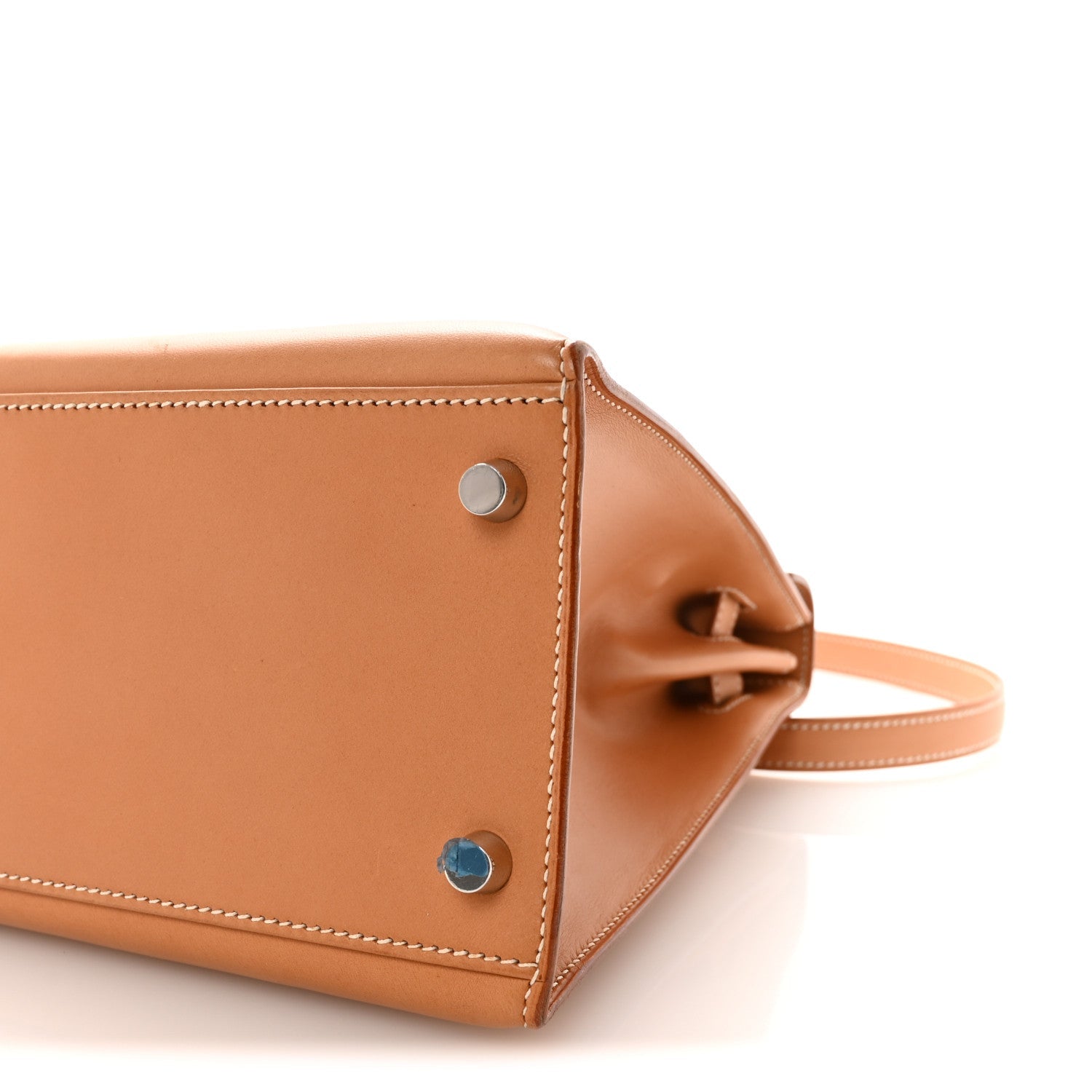 エルメス ケリー 32 外縫い Natural シャモニー シルバー金具 HERMES