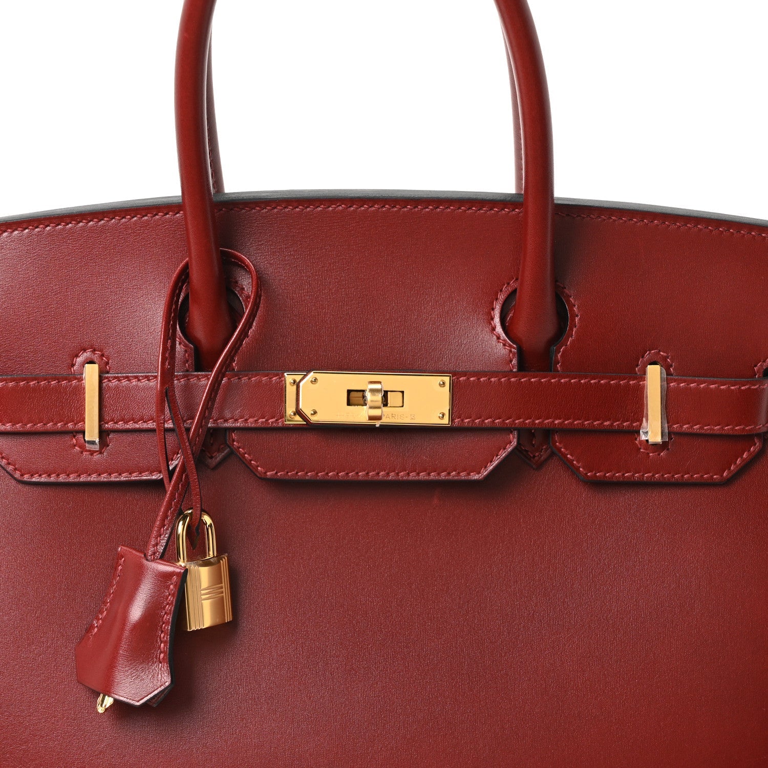エルメス バーキン 30 外縫い Rouge H ボックス ゴールド金具 HERMES BIRKIN 30 SELLIER ROUGE H BOX GOLD HARDWARE