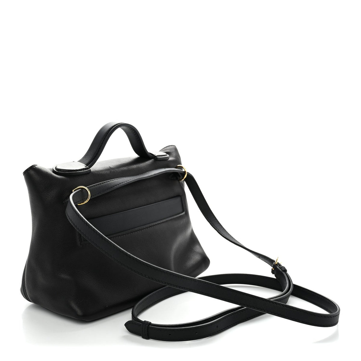 エルメス 24/24 ミニヴァンキャトル 21 Black エバーカラー / スイフト ゴールド金具 HERMES 24/24 21 BLACK EVERCOLOR / SWIFT GOLD HARDWARE