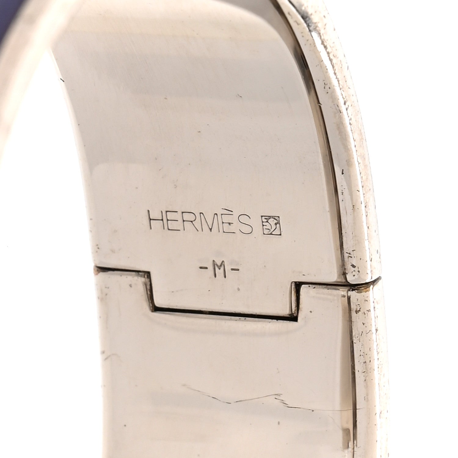Hermès Enamel Wide Clic Clac H Bracelet PM Iris