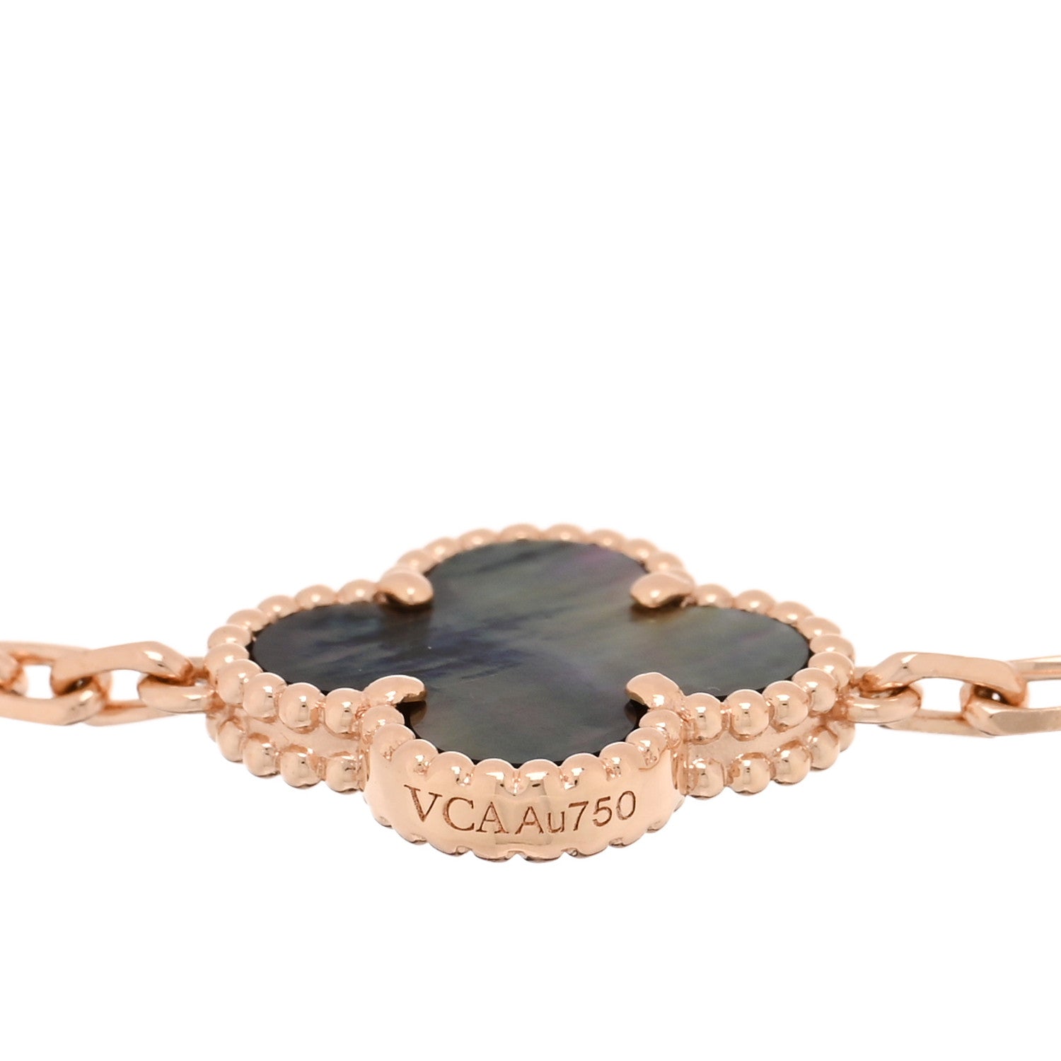 ヴァンクリーフ＆アーペル ヴィンテージアルハンブラ 5モチーフ ブレスレット マルチカラー 18K ローズゴールド VAN CLEEF & ARPELS VINTAGE ALHAMBRA 5 MOTIFS BRACELET MULTICOLOR 18K ROSE GOLD