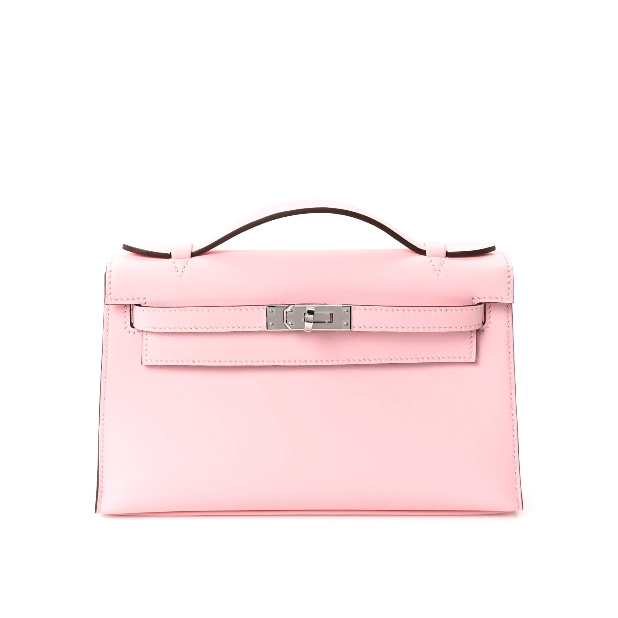 エルメス ポシェットケリー ローズサクラ スイフト シルバー金具 HERMES KELLY POCHETTE ROSE SAKURA SWIFT SILVER HARDWARE