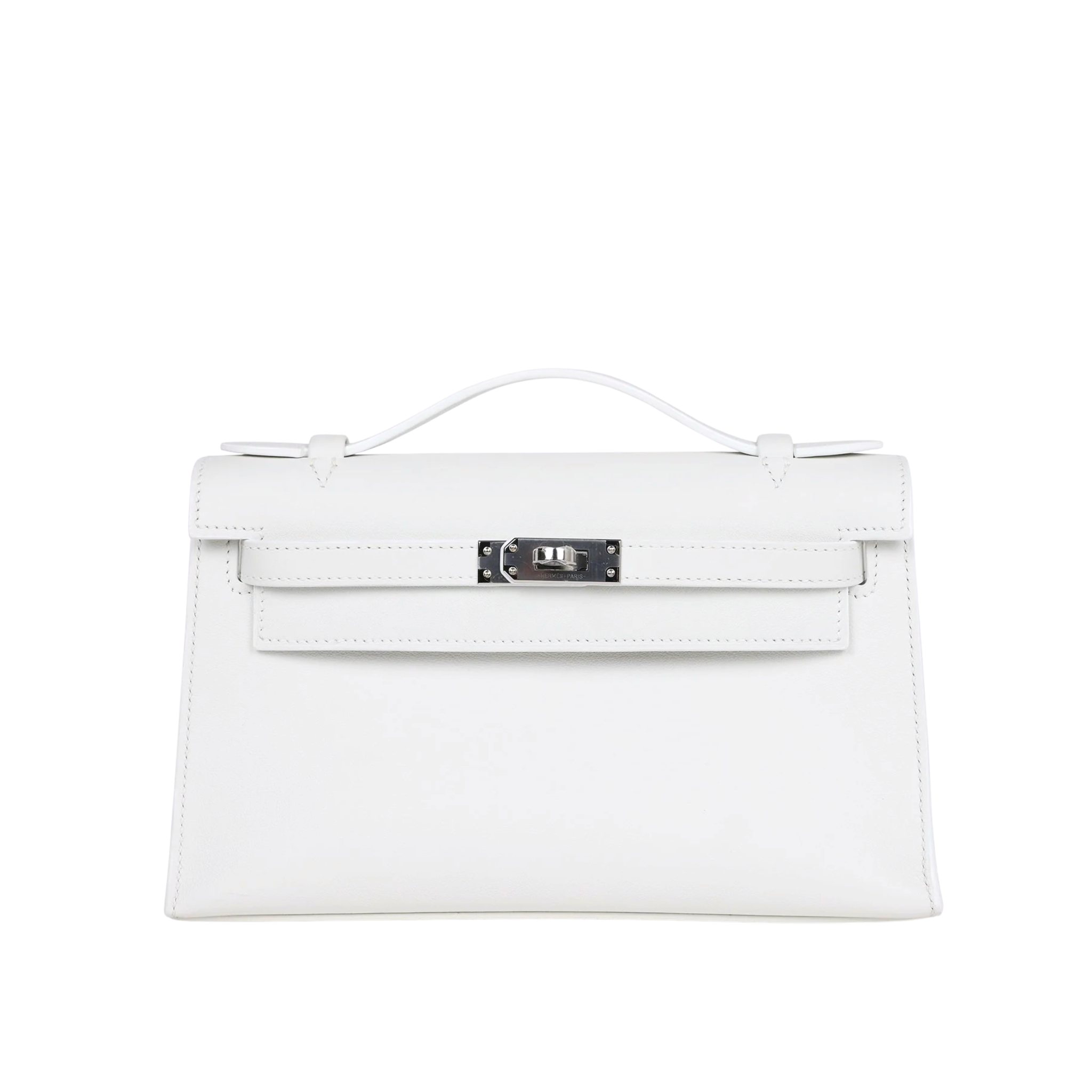 エルメス ポシェットケリー ニューホワイト スイフト シルバー金具 HERMES KELLY POCHETTE NEW WHITE SWIFT SILVER HARDWARE