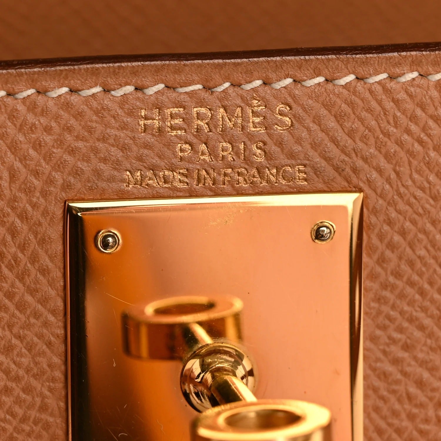 エルメス ケリー 28 外縫い Naturelle クシュベル ゴールド金具 HERMES