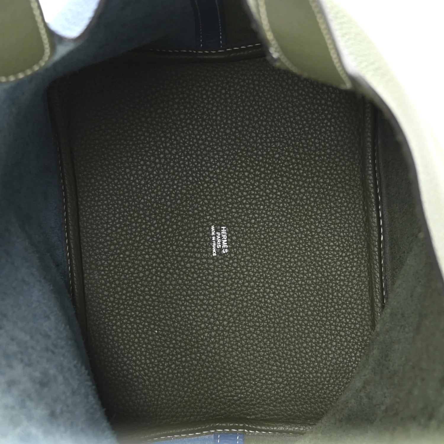 エルメス ピコタンロック MM 22 Bleu Thalassa Canopee トリヨンクレマンス シルバー金具 HERMES PICOTIN LOCK MM 22 BLEU THALASSA CANOPEE TAURILLON CLEMENCE SILVER HARDWARE