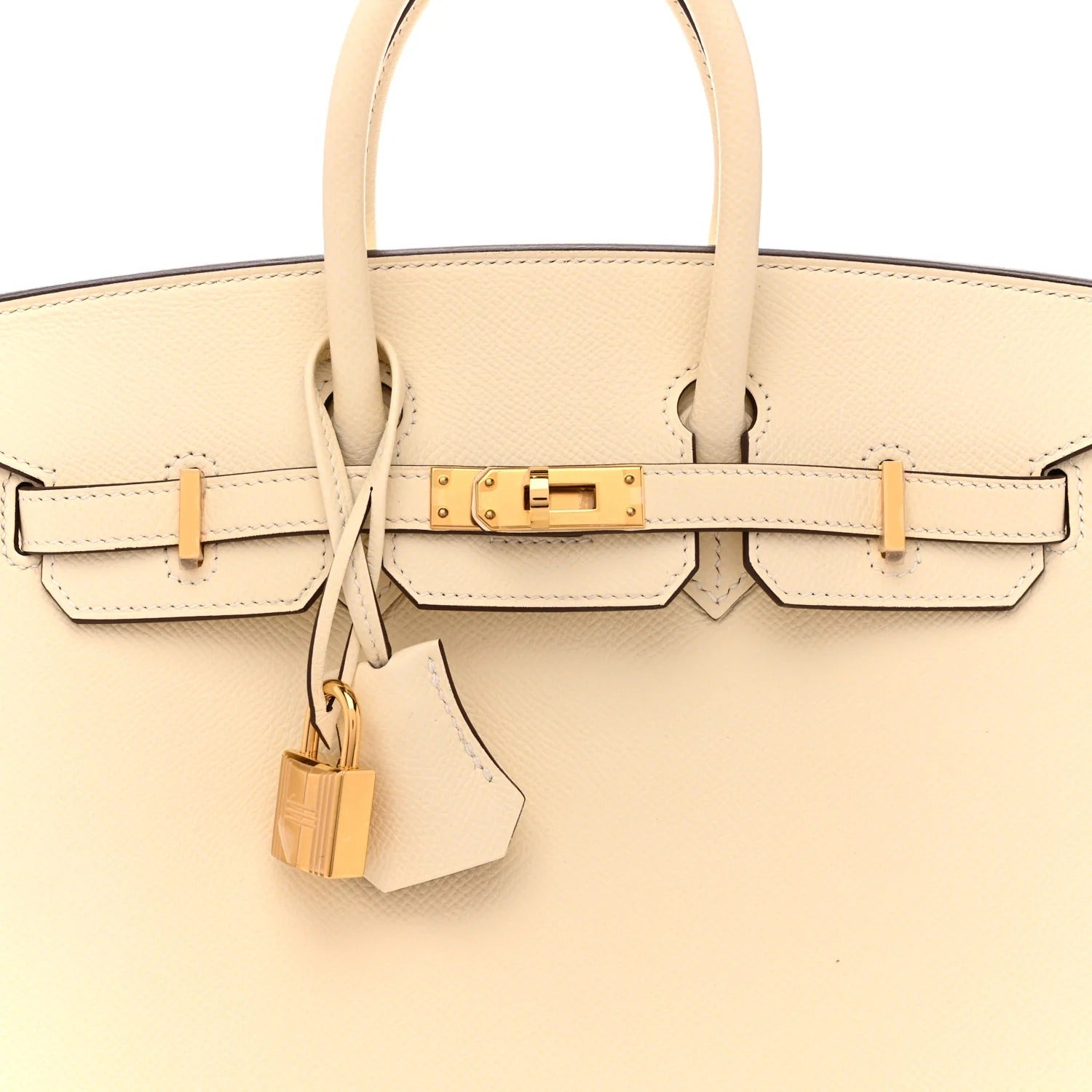 エルメス バーキン 25 外縫い Nata エプソン ゴールド金具 HERMES BIRKIN 25 SELLIER NATA EPSOM GOLD HARDWARE