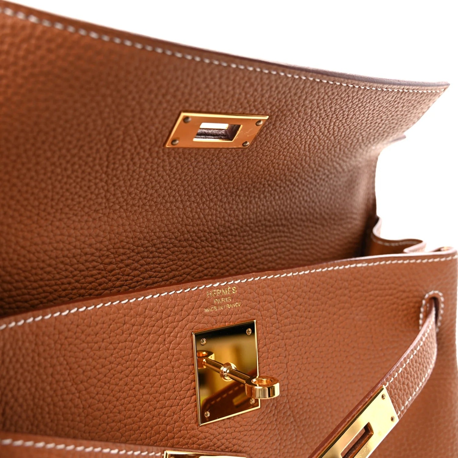 エルメス ケリー 28 内縫い Gold トゴ ゴールド金具 HERMES KELLY 28